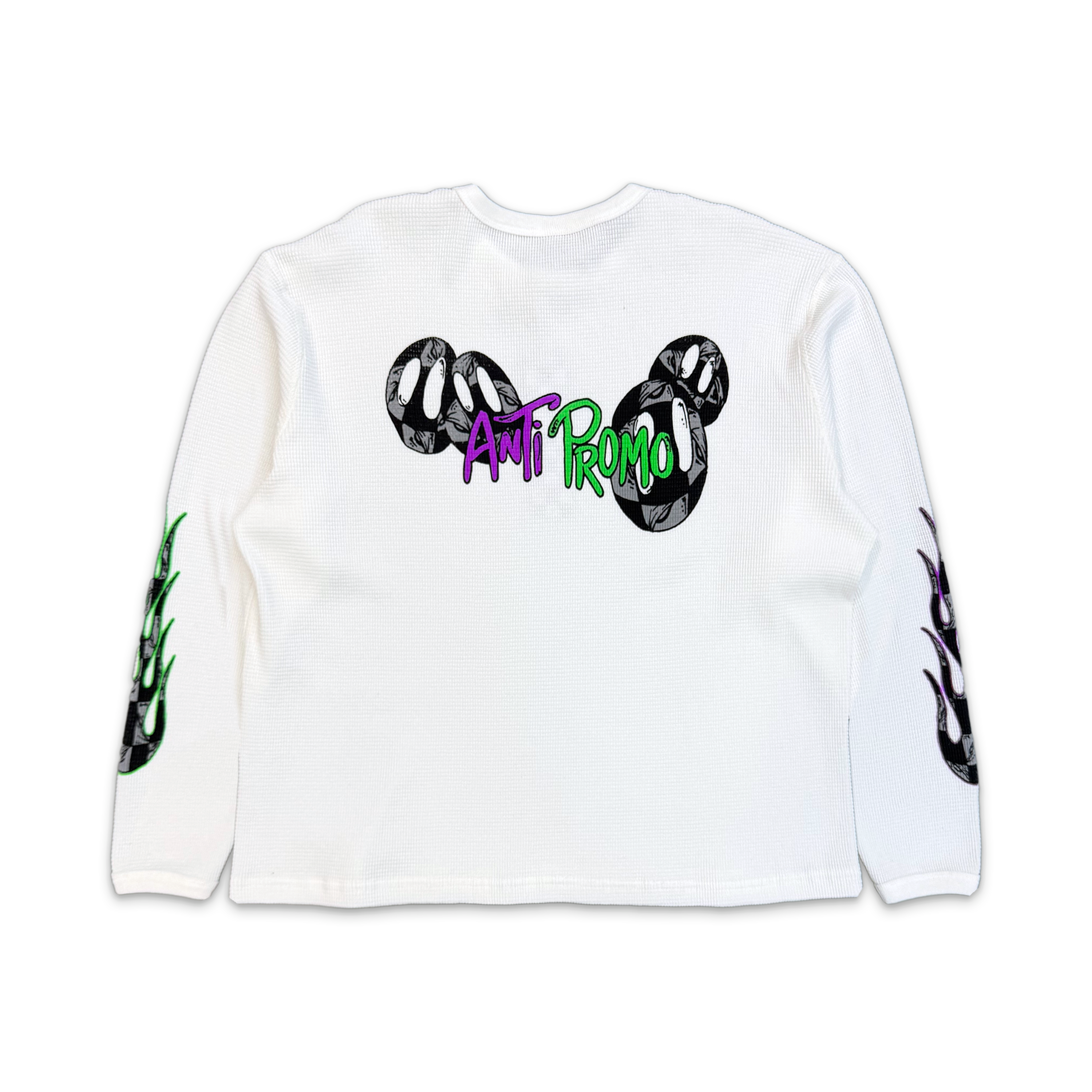 Matty Boy Las Vegas Exclusive Thermal L/S Tee “White/Purple/Green"