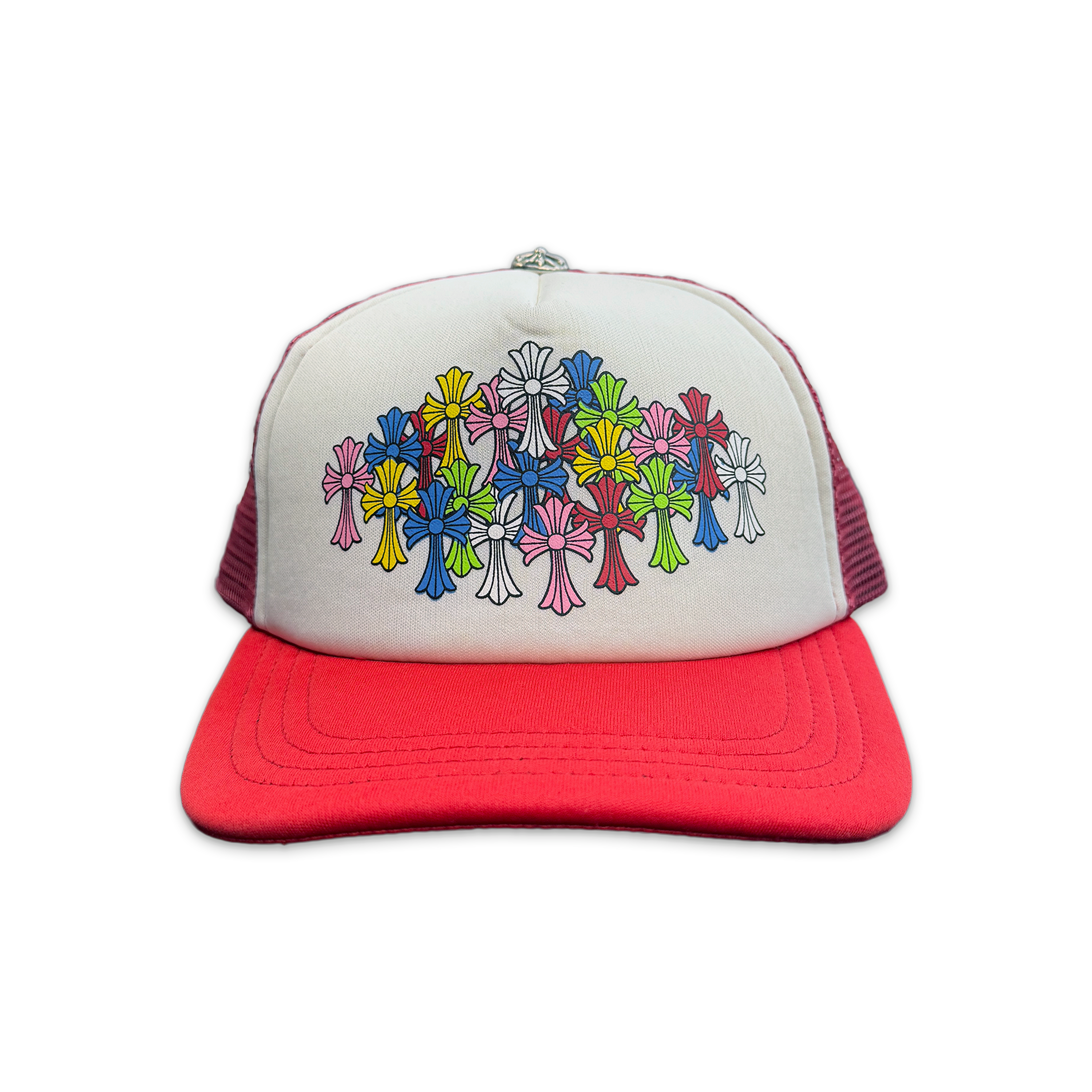 Multi Color Crosses Trucker Hat 