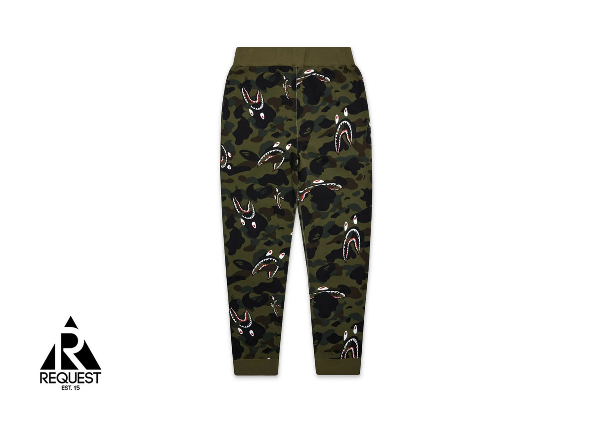BAPE Multi Shark Camo Sweatpants 