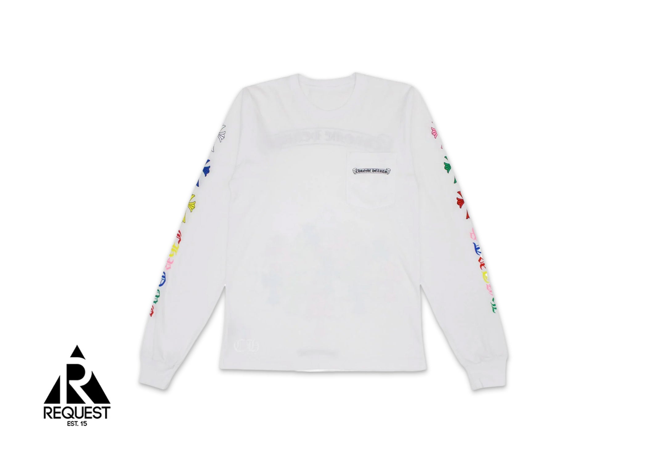 Chrome Hearts Multi Color Cemetery L/S Tee "White"