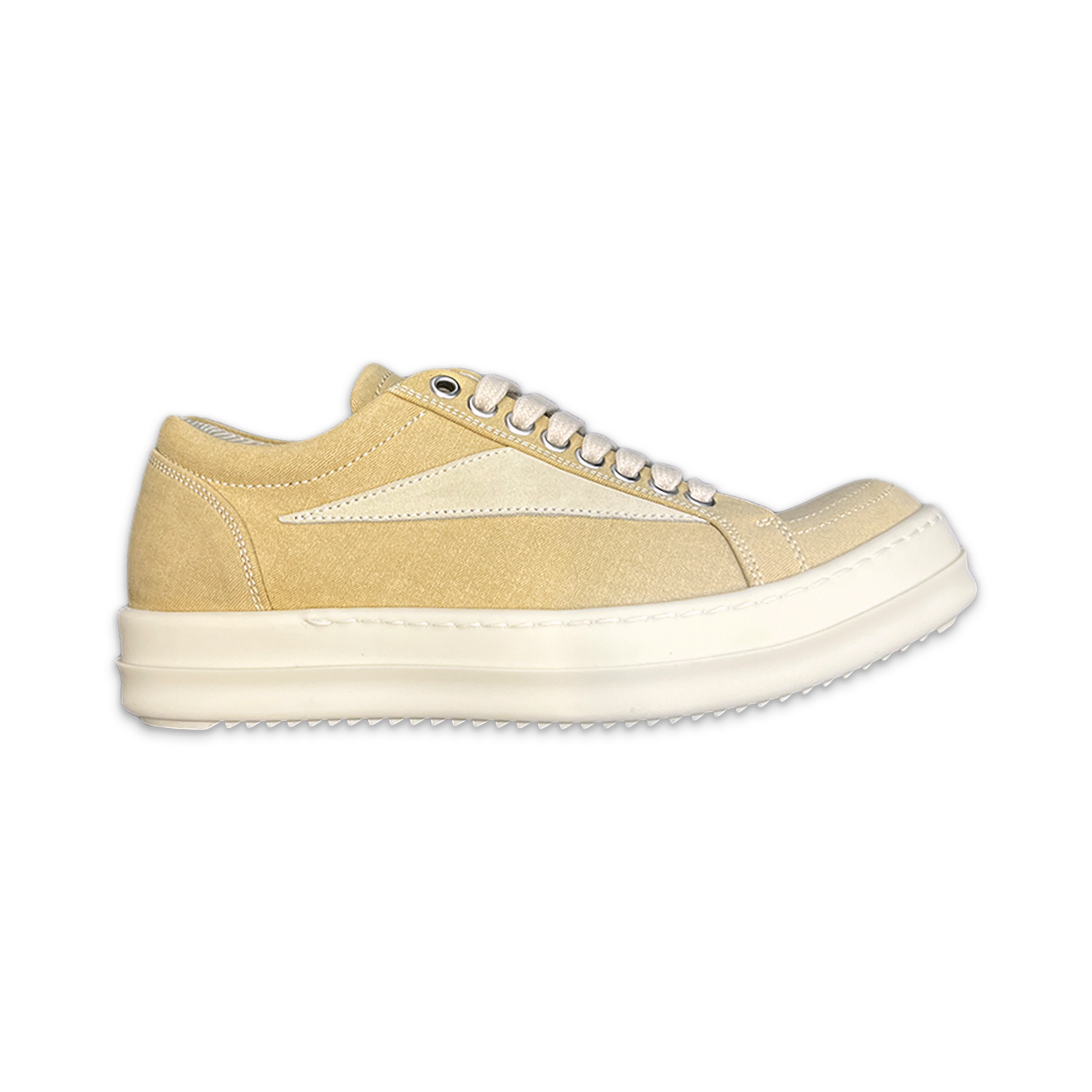 Rick Owens DRKSHDW, Vintage Sneaks Denim "Mustard Milk" (W)
