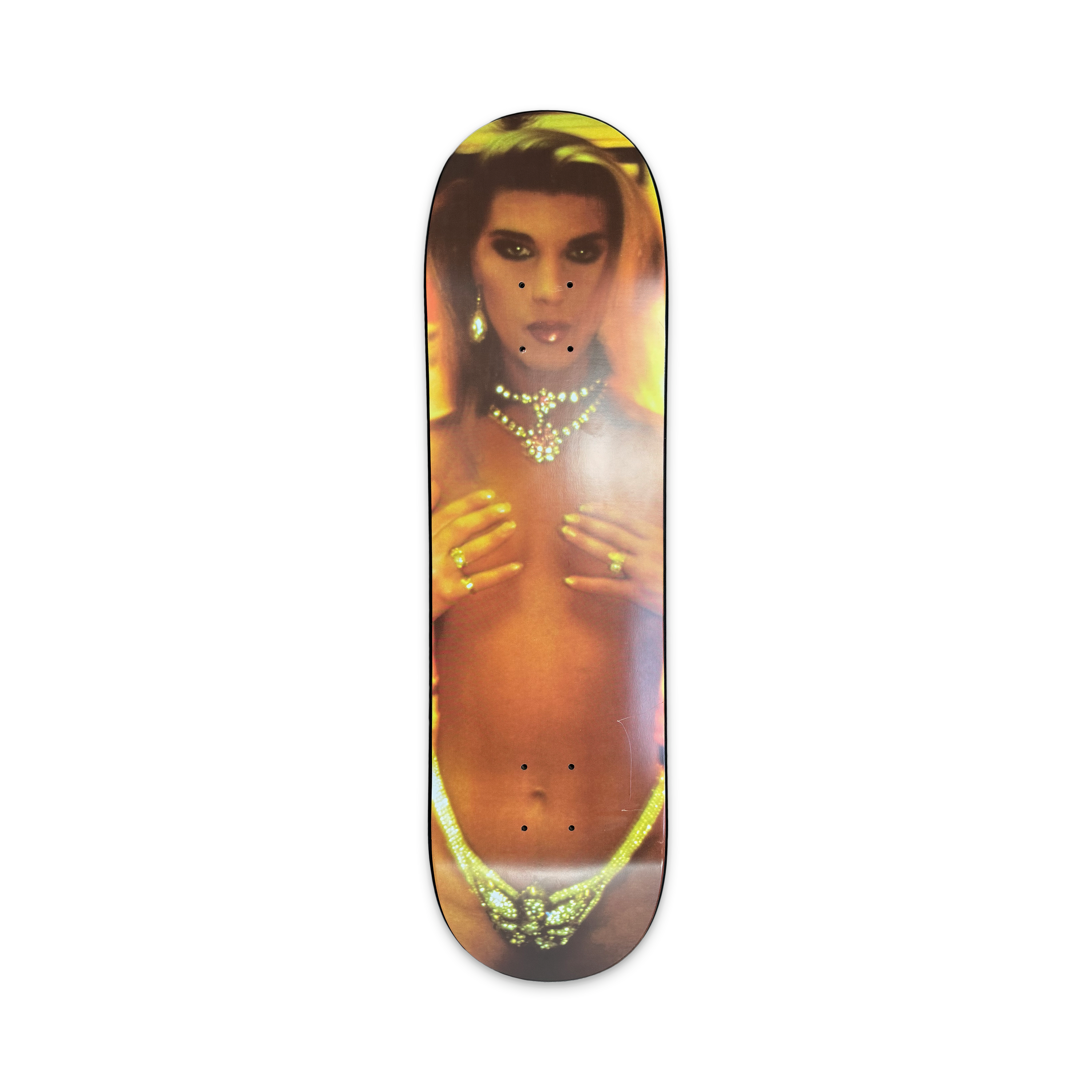 Supreme Nan Goldin Kim In Rhinestones Skateboard Deck "Multi"