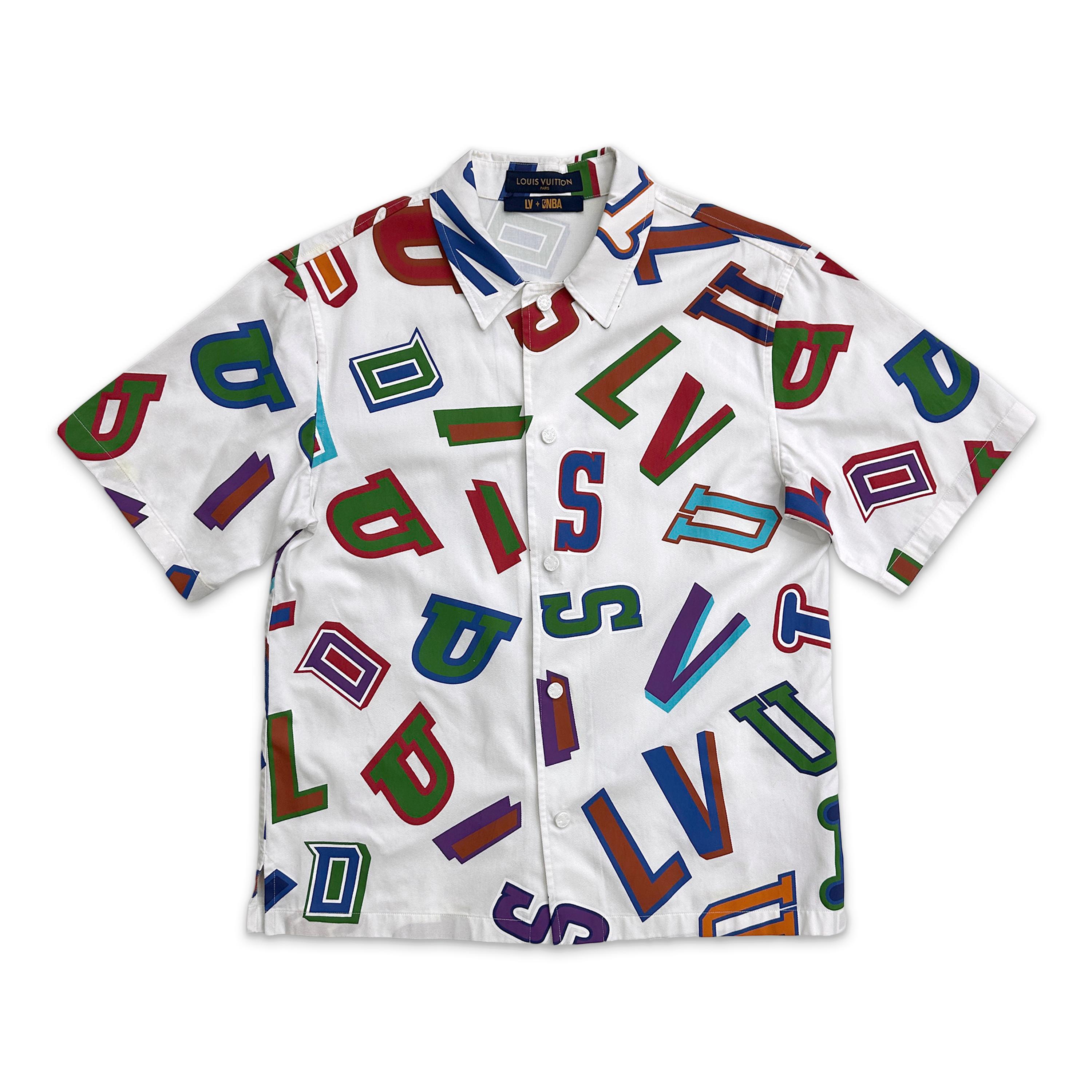x NBA Basketball Letters Overshirt "Multi Color"