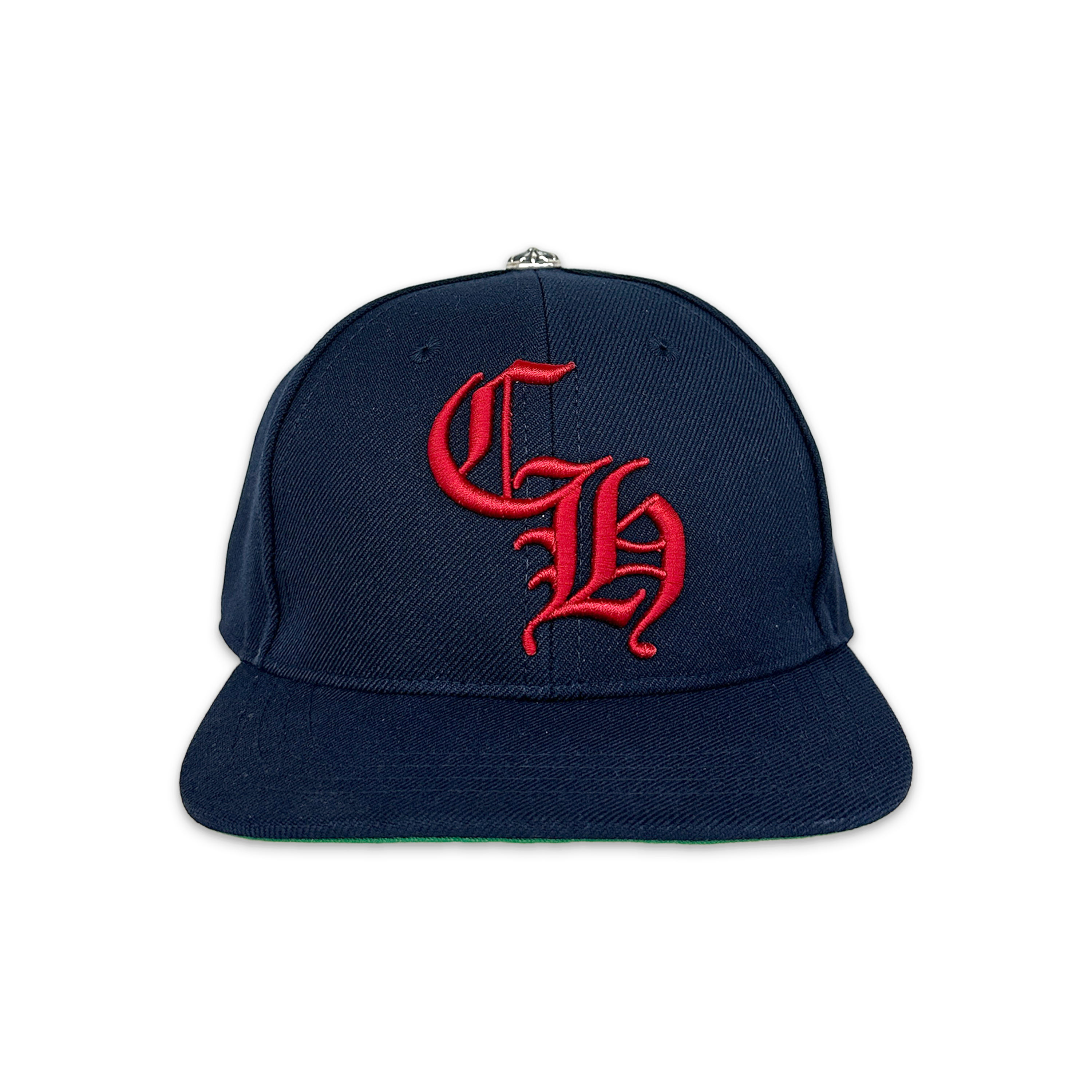 Baseball Snapback Hat "Navy/Red"