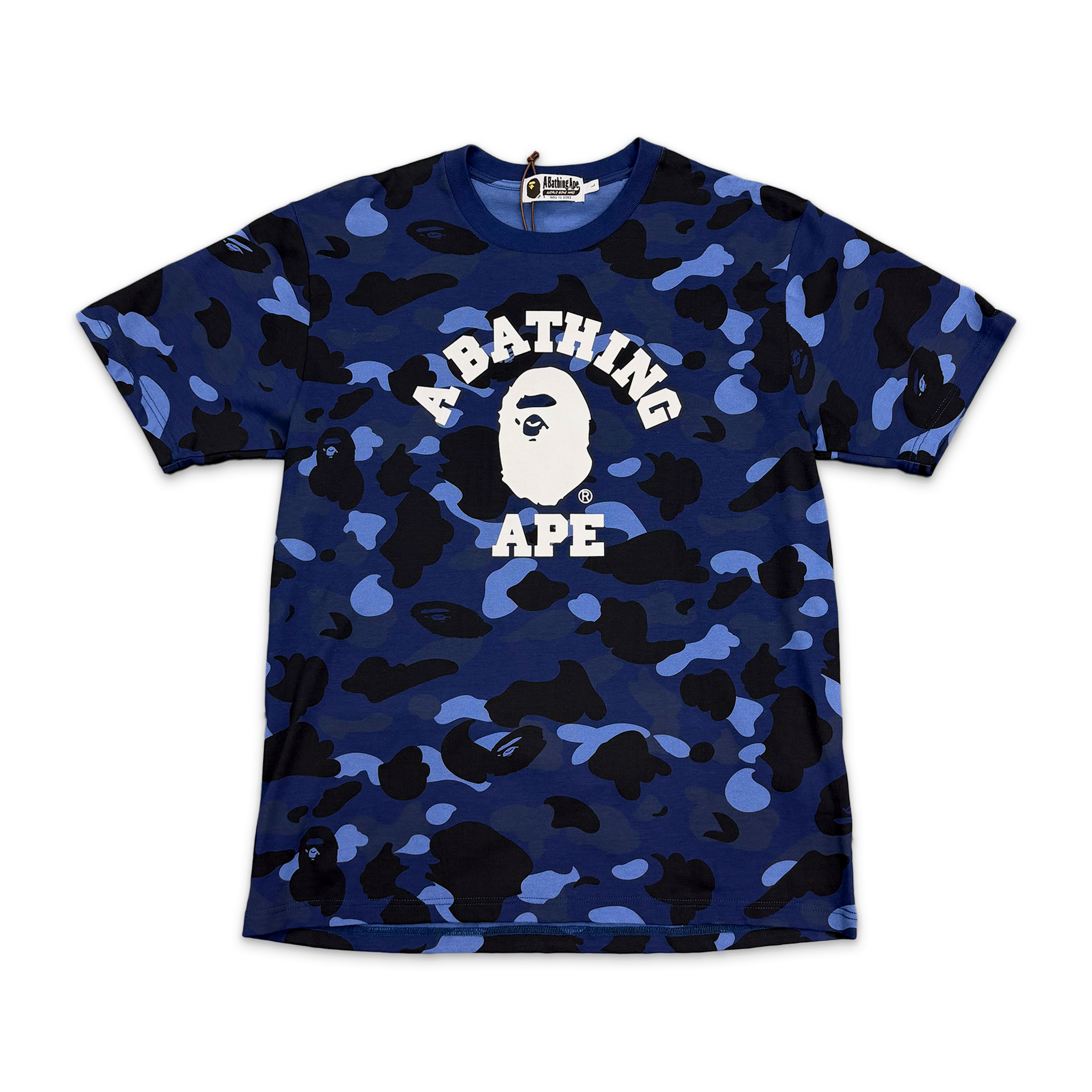 A Bathing Ape (BAPE), BAPE Color Camo College Tee “Navy”