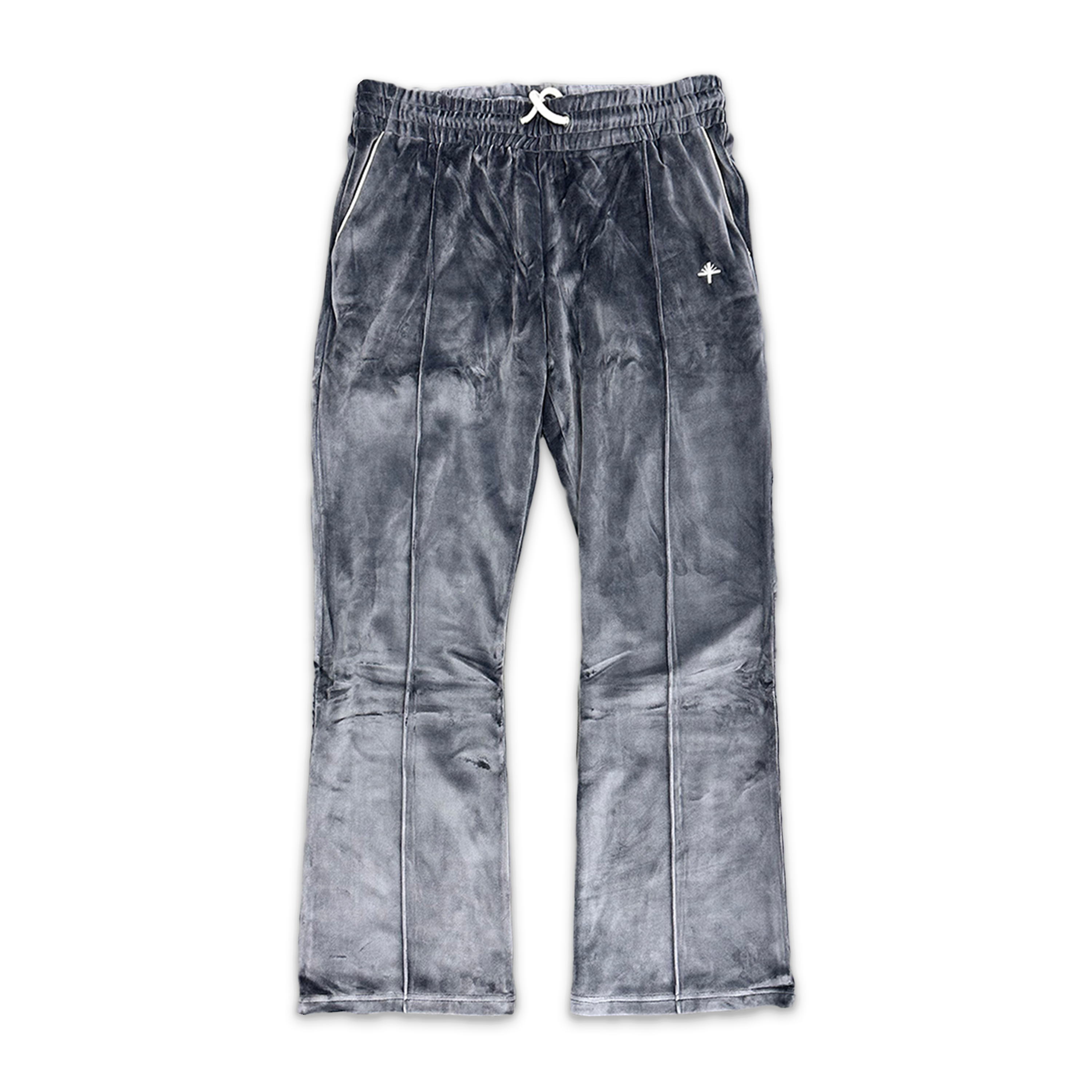 Velour Flare Pants "Navy"