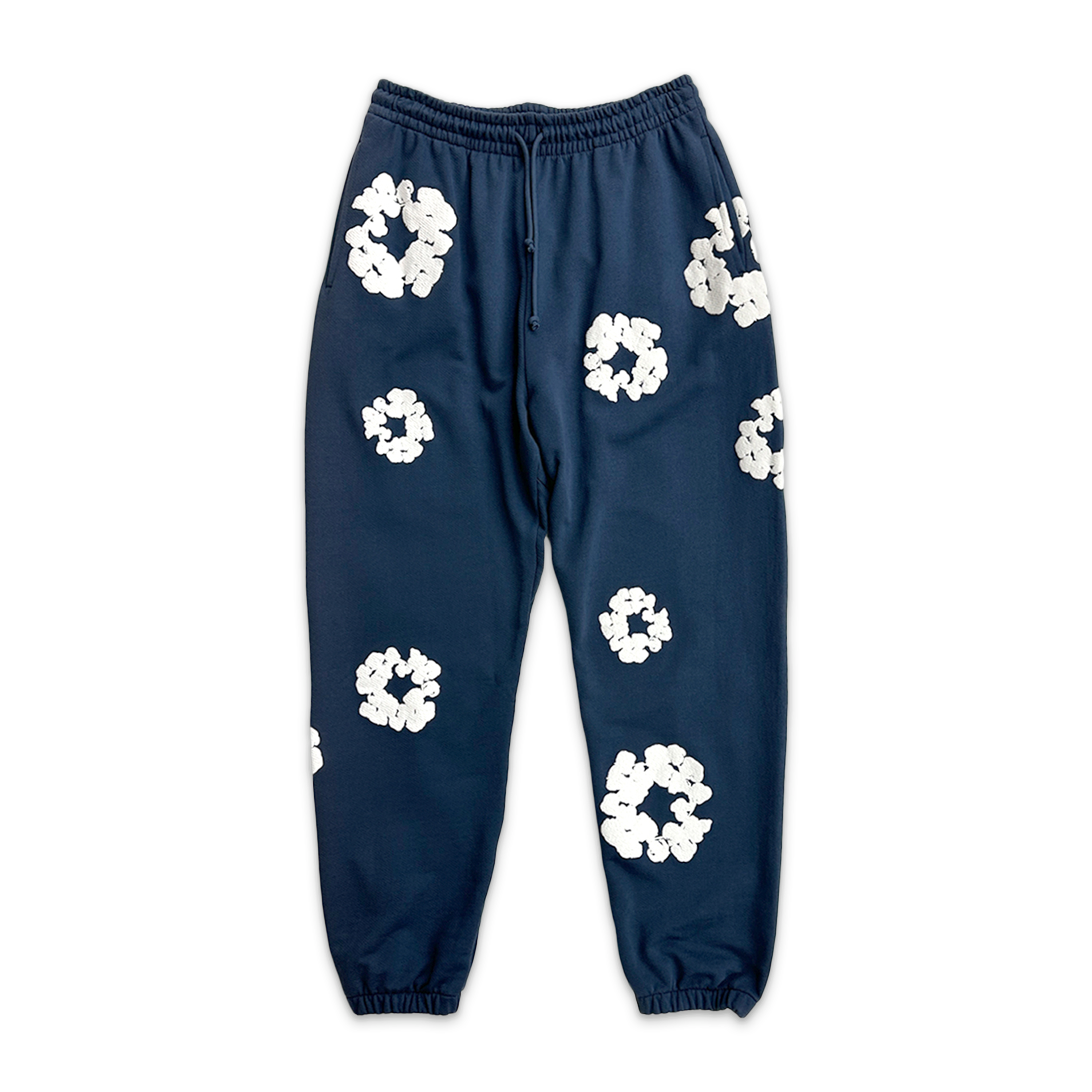 Denim Tears, Cotton Wreath Sweatpants "Navy"