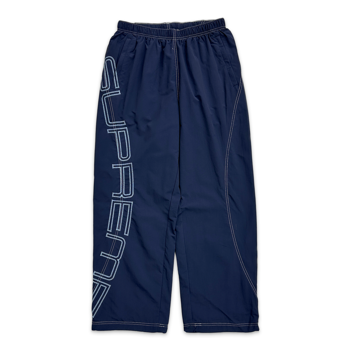 Embroidered Spellout Track Pants 