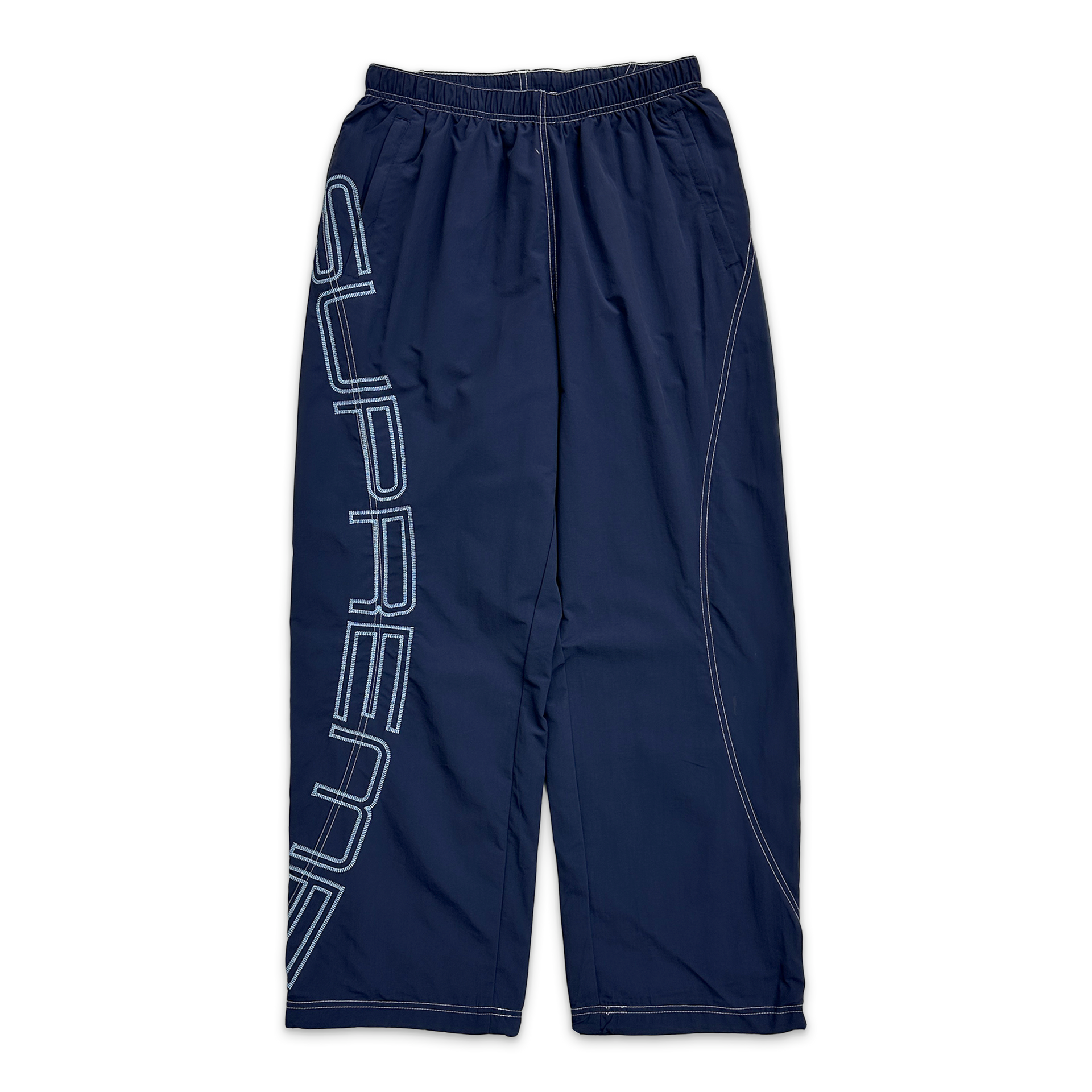 Embroidered Spellout Track Pants 