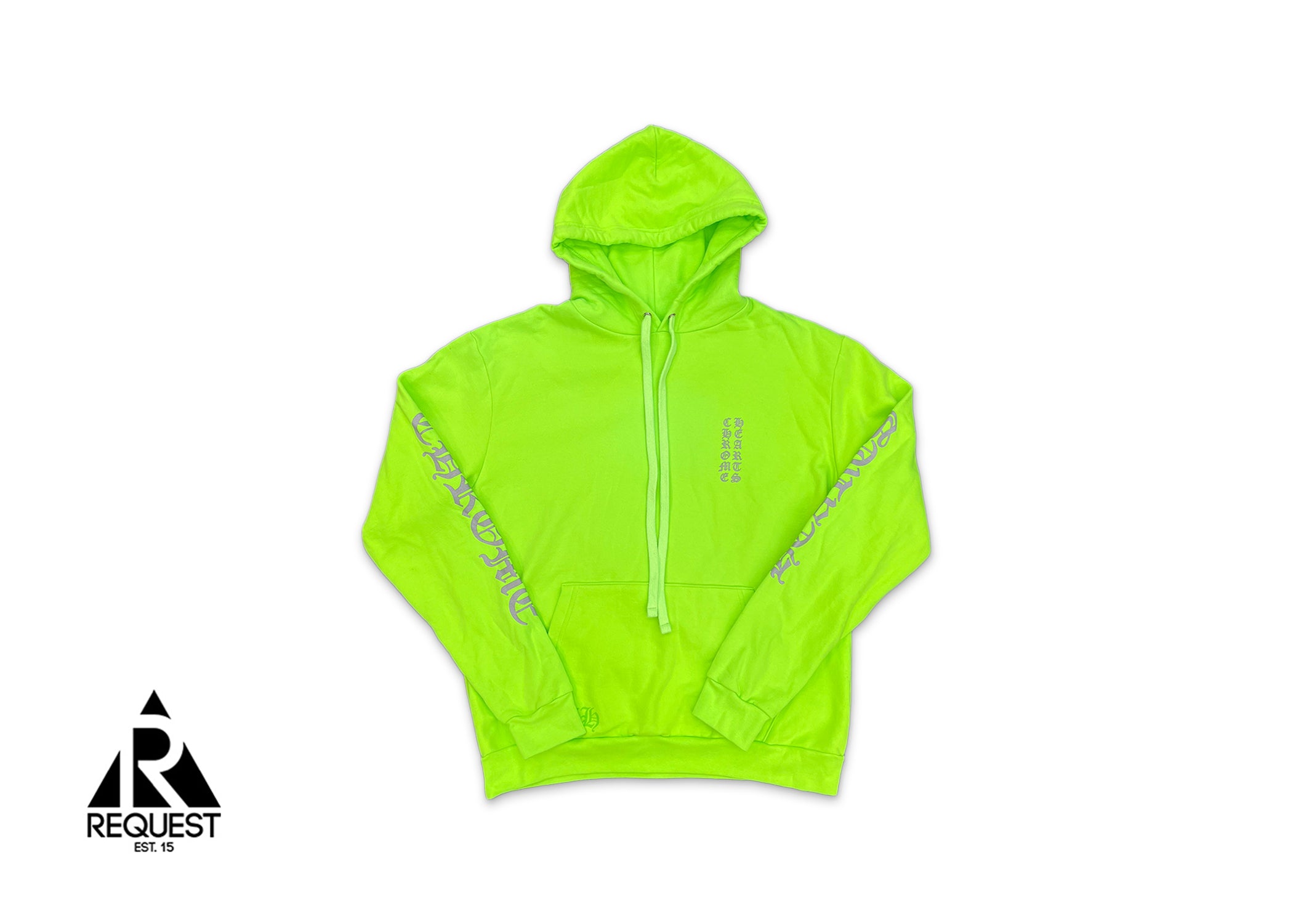 Vertical Logo Miami Exclusive Hoodie "Lime Green"