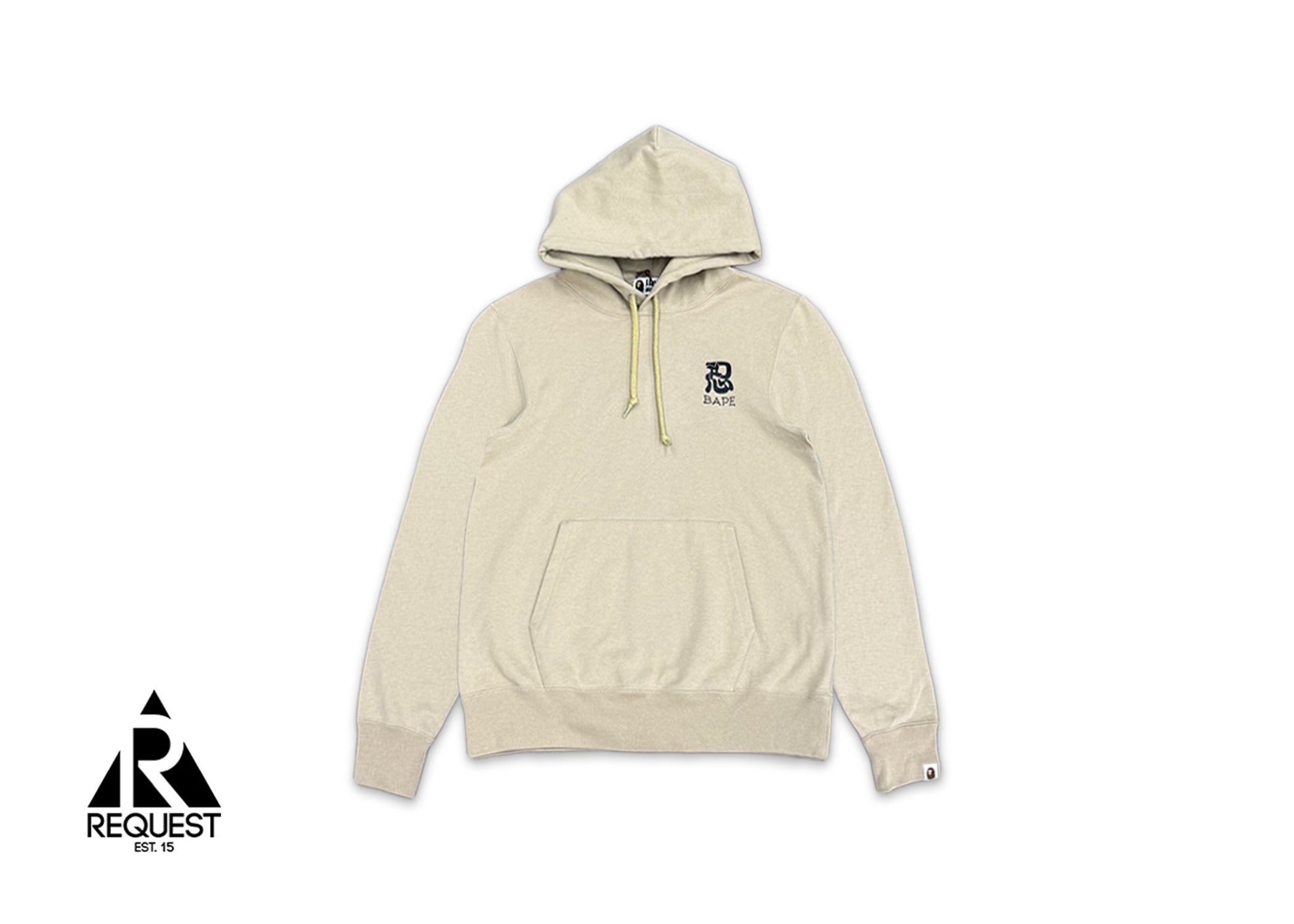 BAPE Ninja College Hoodie "Beige”