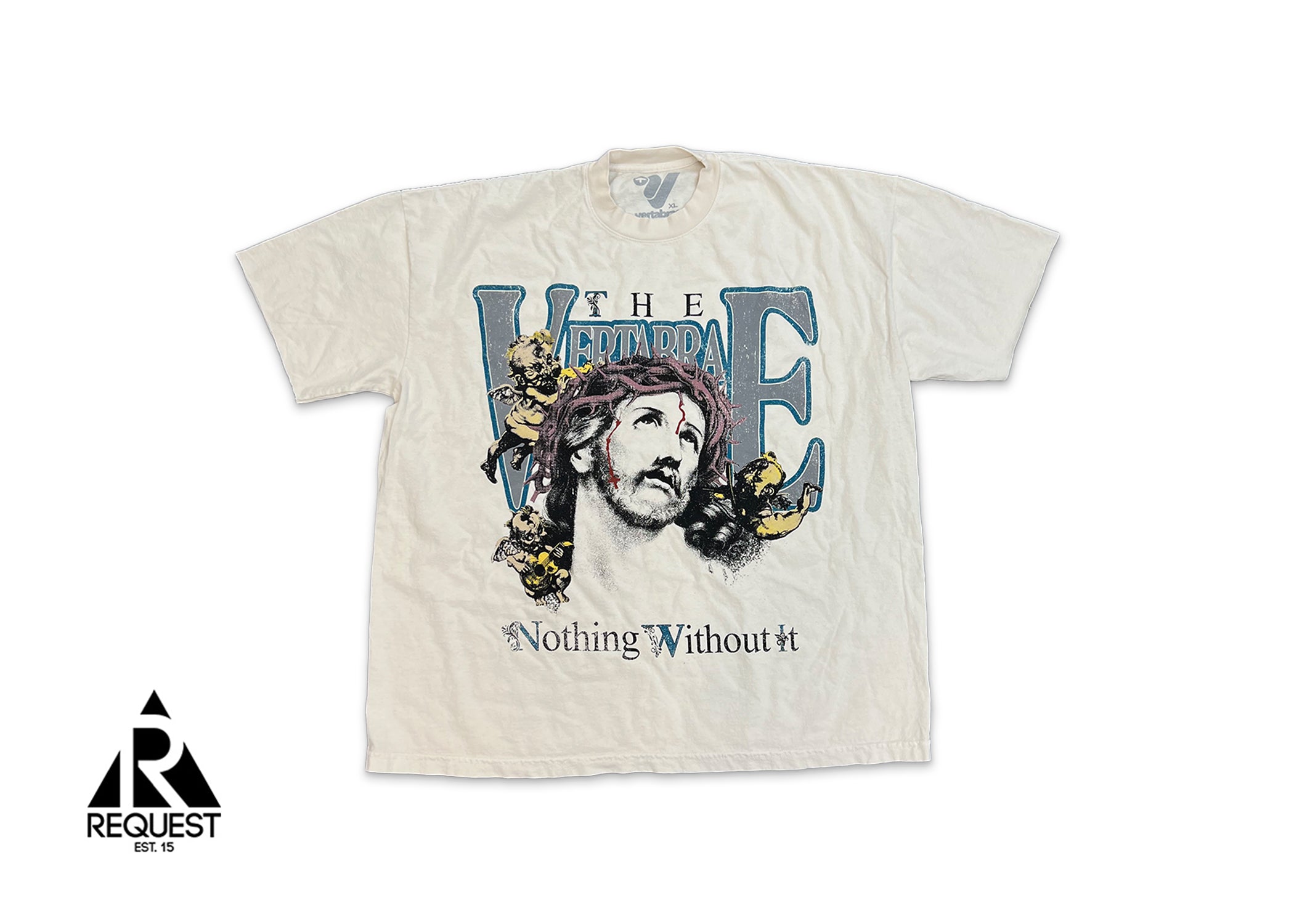 Vertabrae Jesus Tee "Cream"