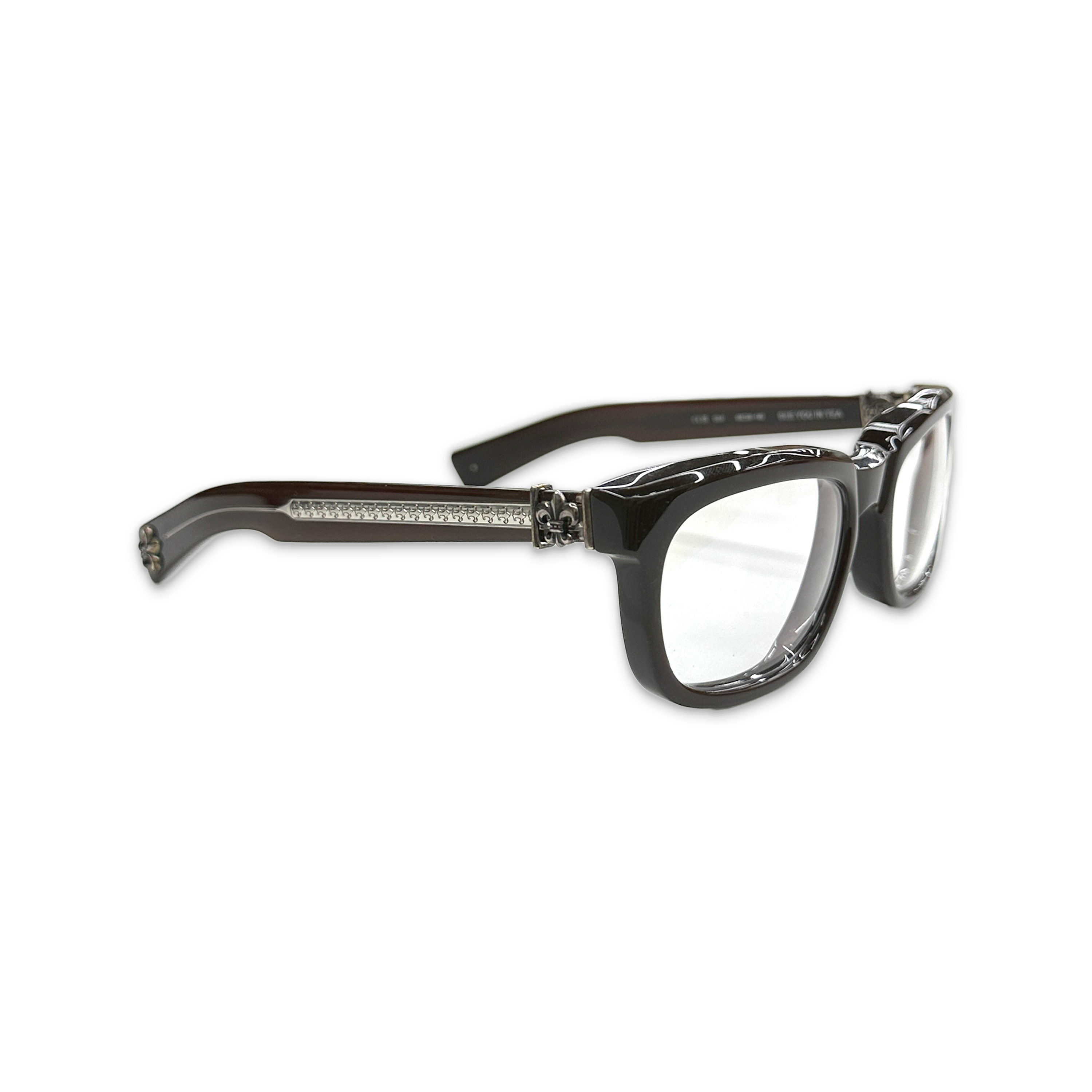 See You In Tea Glasses "Brown/Silver"