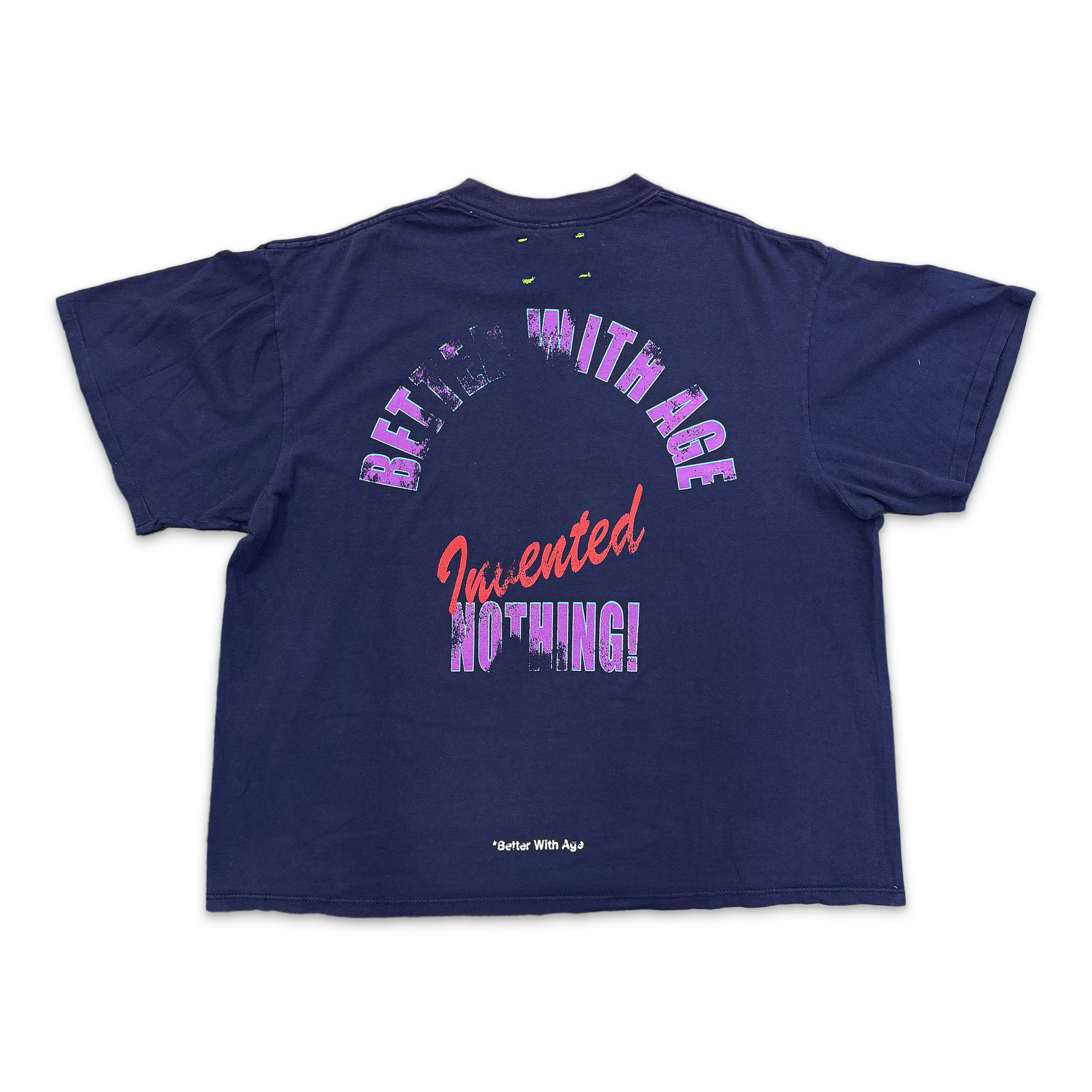 Better With Age, Modest Vintage Tee "Navy Blue"