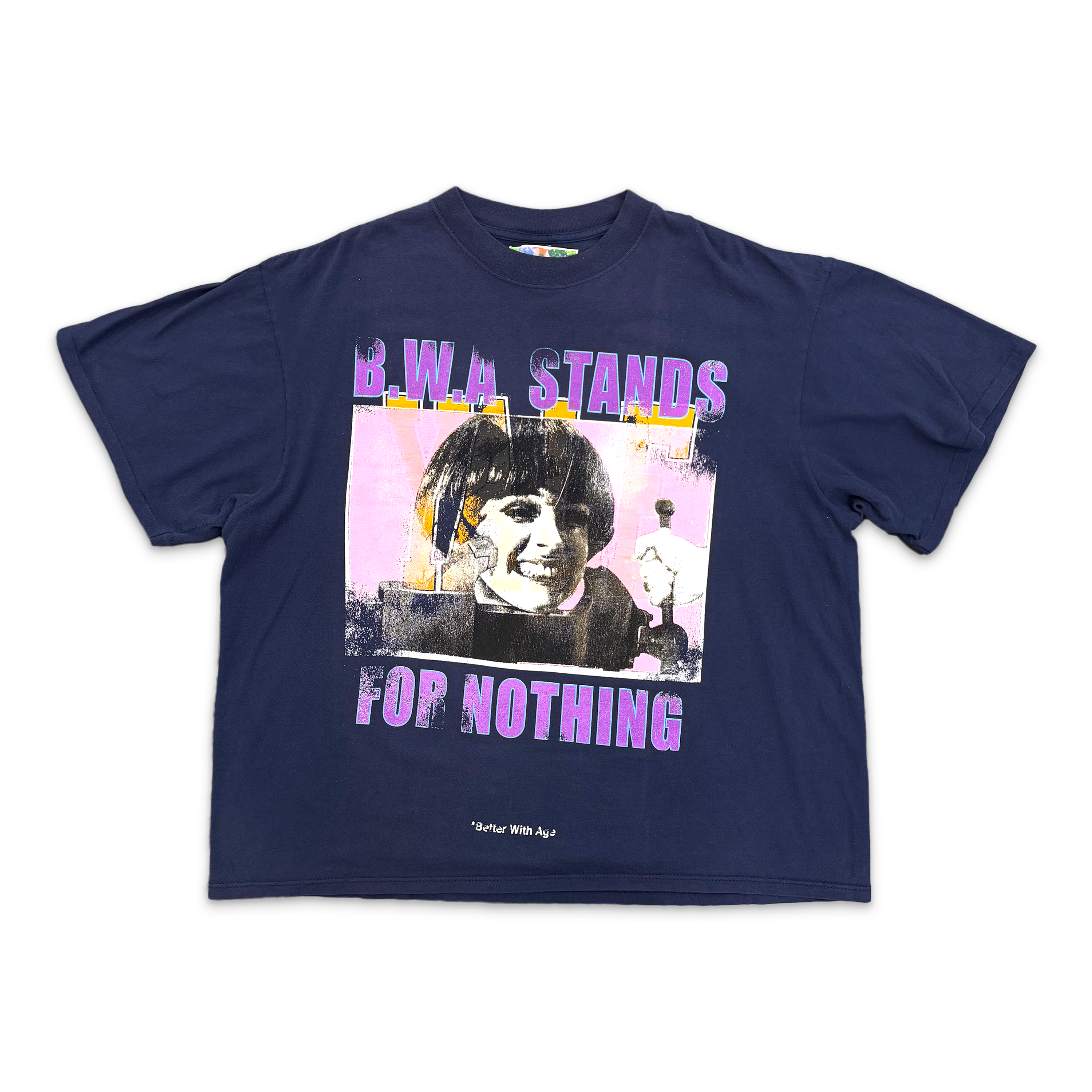 Better With Age, Modest Vintage Tee "Navy Blue"