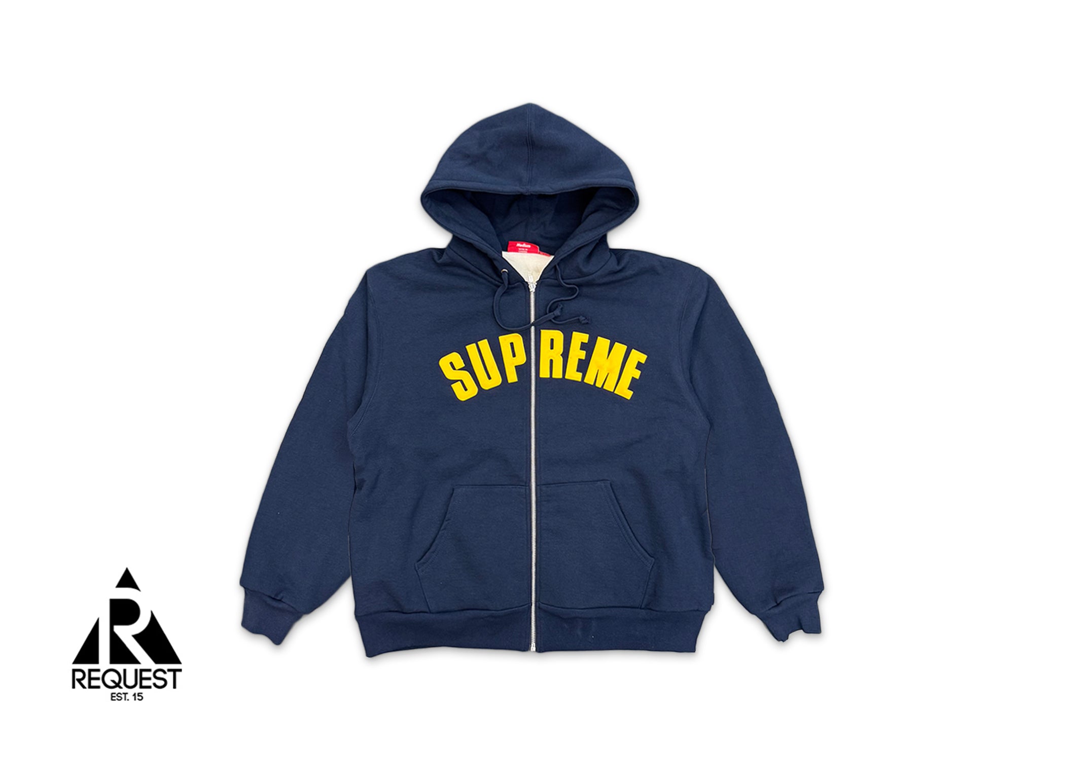 Arc Thermal Zip Up Hooded Sweatshirt "Navy"