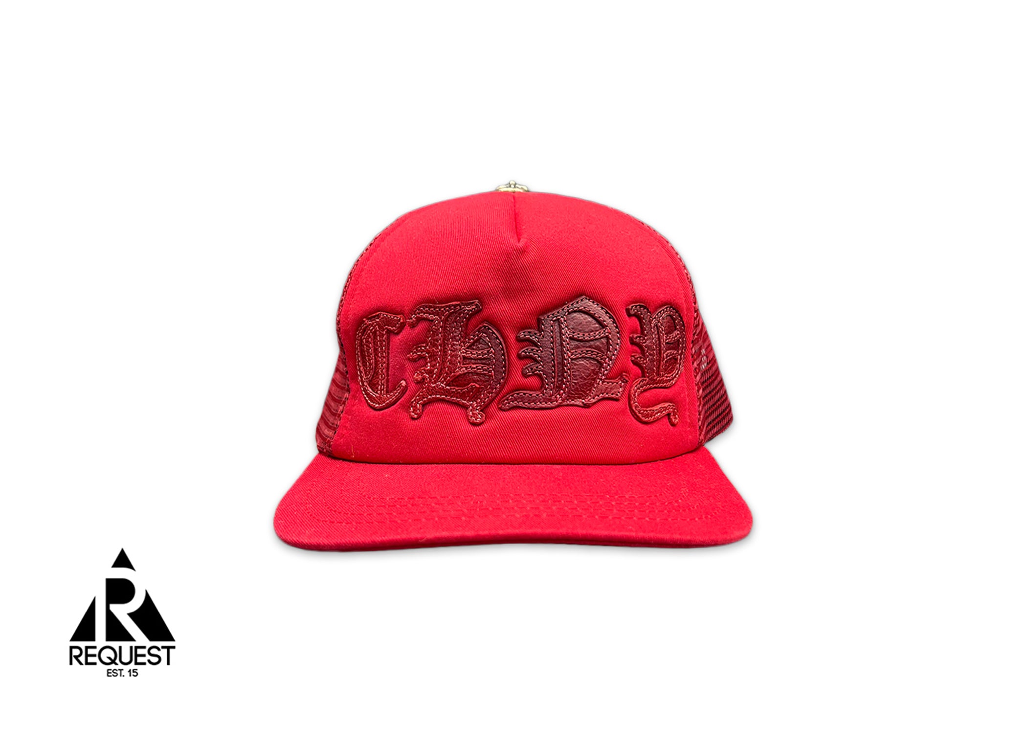 Chrome Hearts City Trucker Hat "Red NYC"