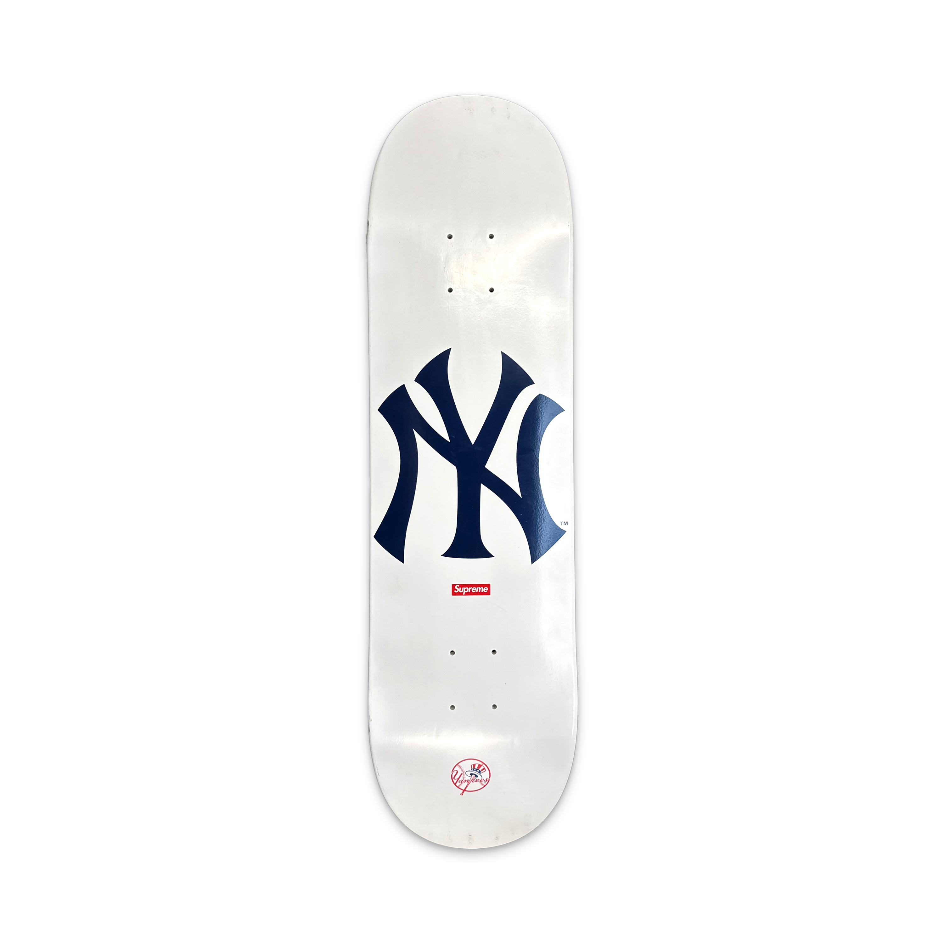 Supreme New York Yankees Skateboard Deck "White"