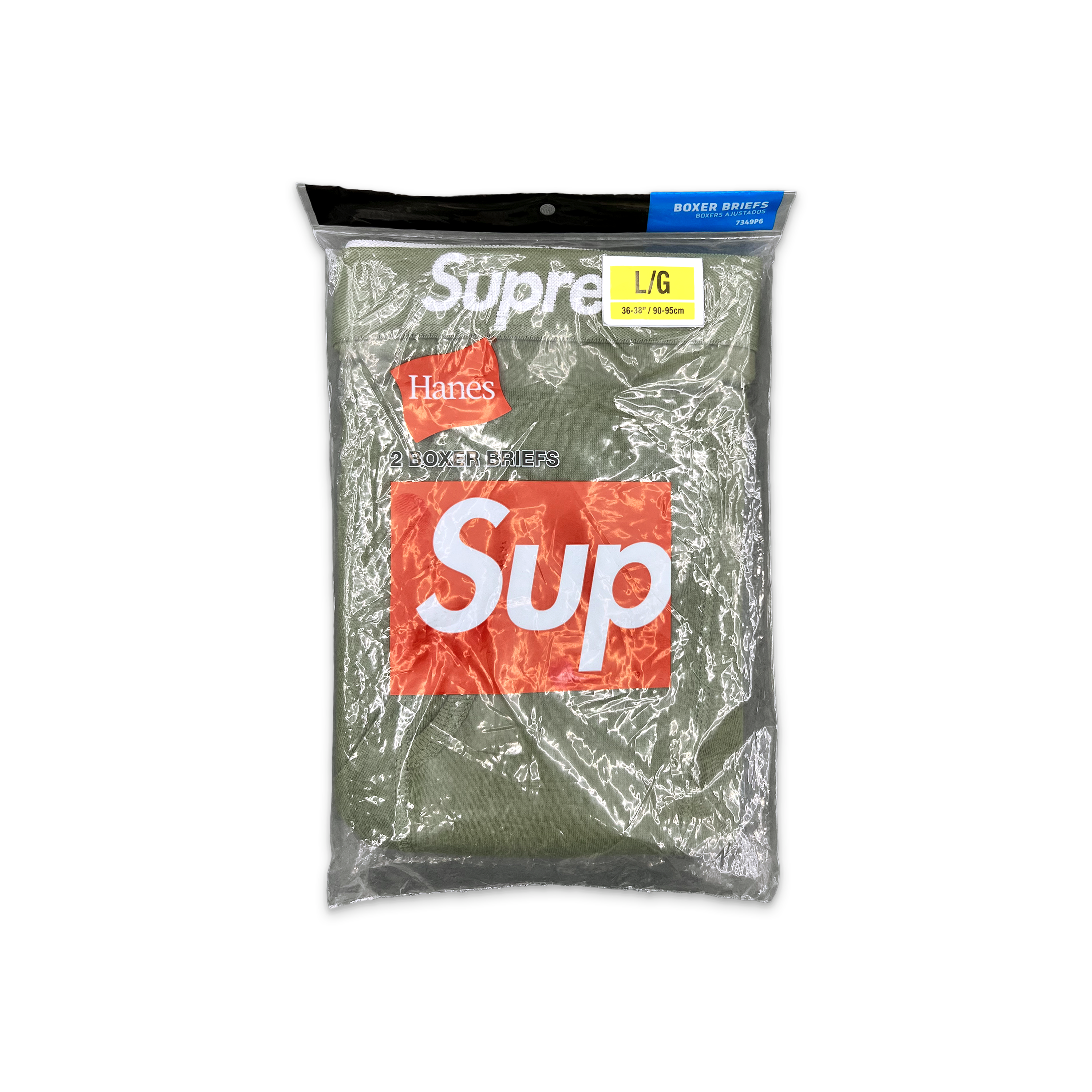 Hanes Boxer Briefs (2 Pack) "Olive"