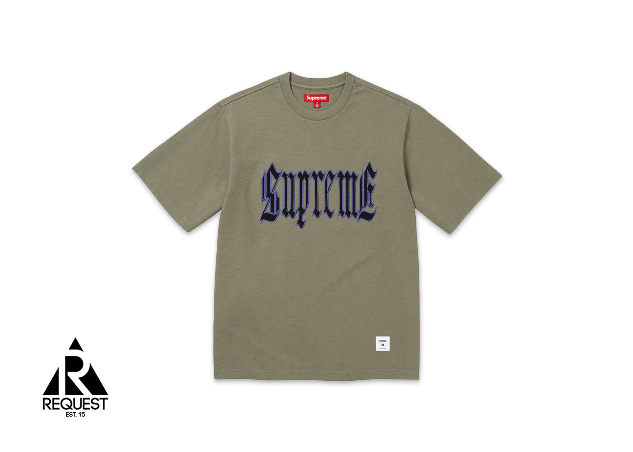 Old English S/S Top “Olive”