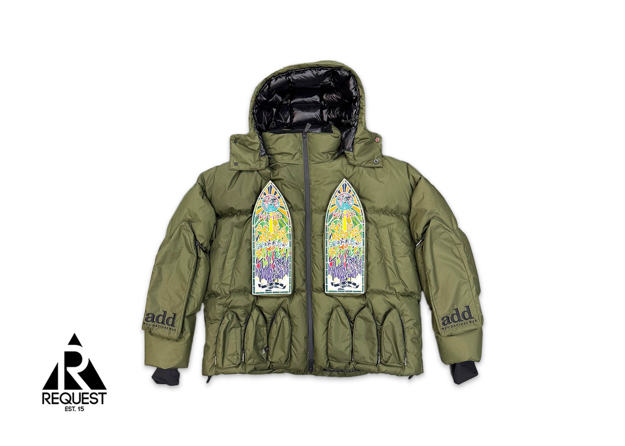 x Add Down Puffer Jacket "Green"