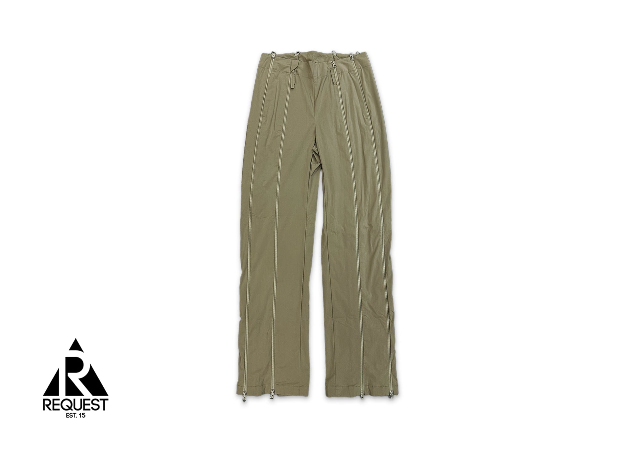 5.0+ Technical Zipper Pants "Olive"