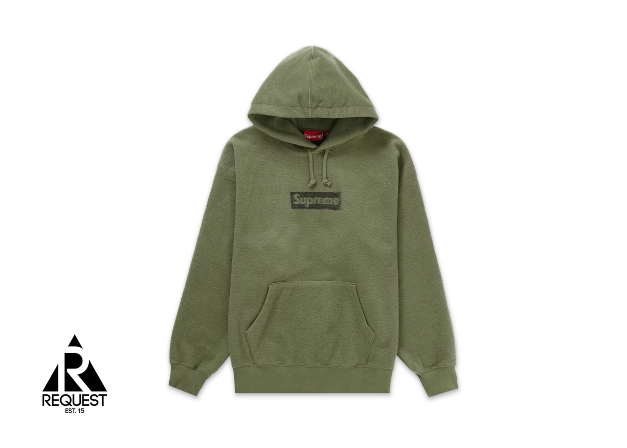 Supreme Inside Out Box Logo Hooded Sweatshirt “Olive”