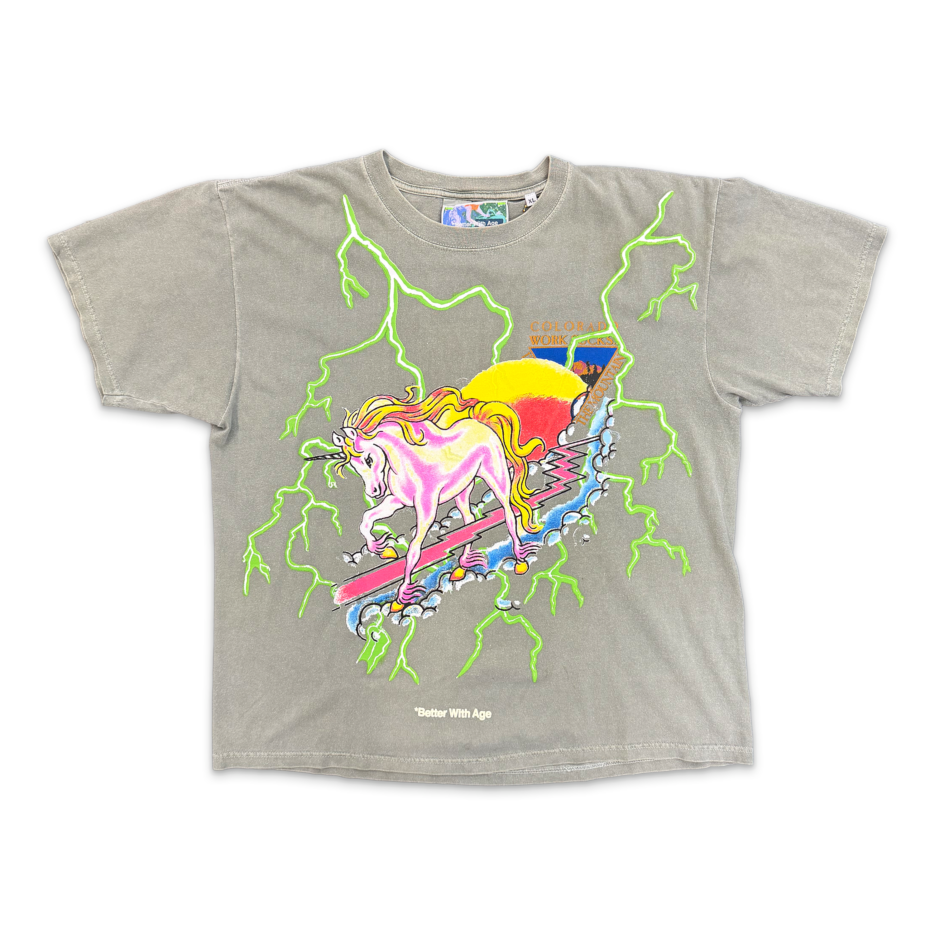 Better With Age, European Thunder Vintage Tee "Olive Green"