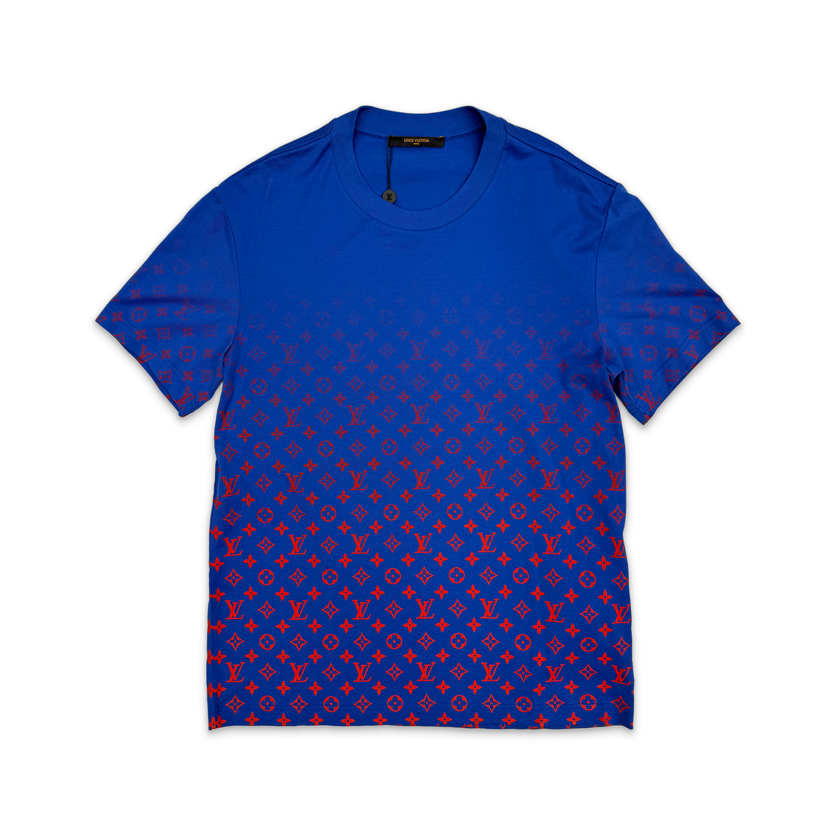 Monogram Gradient Tee "Blue"