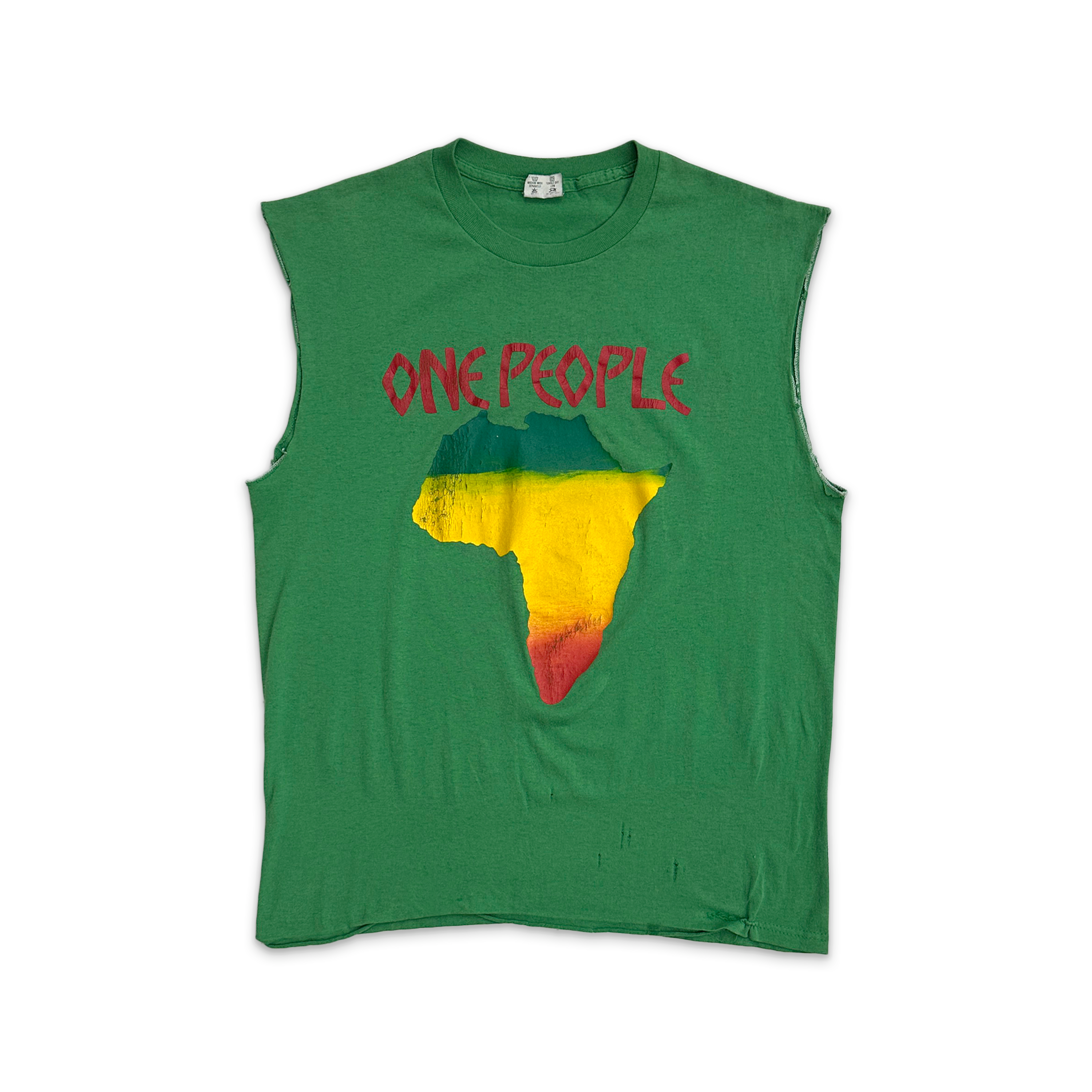 One People Vintage Sleveless Tee "Green"