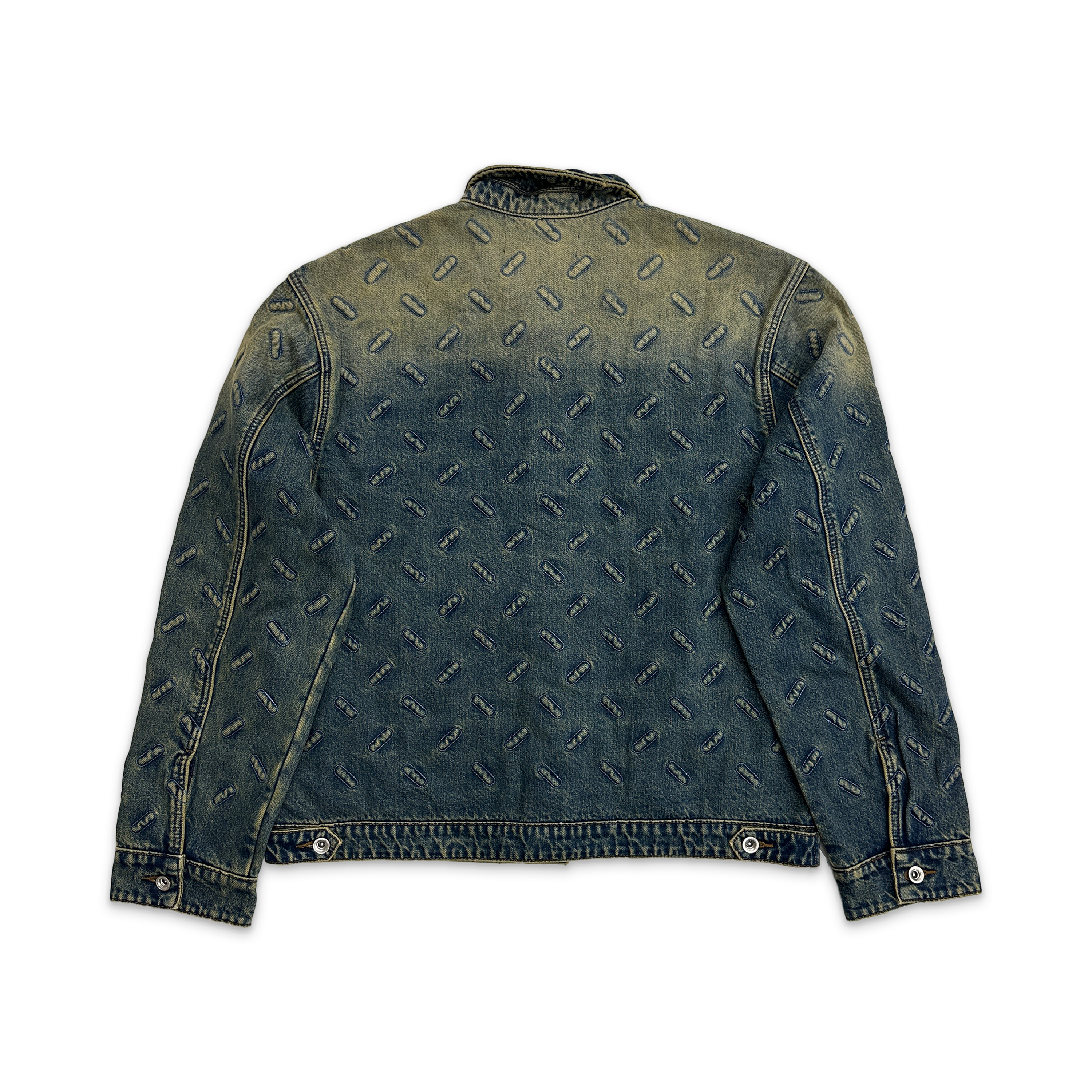 Thread Plate Trucker Jacket "Denim"