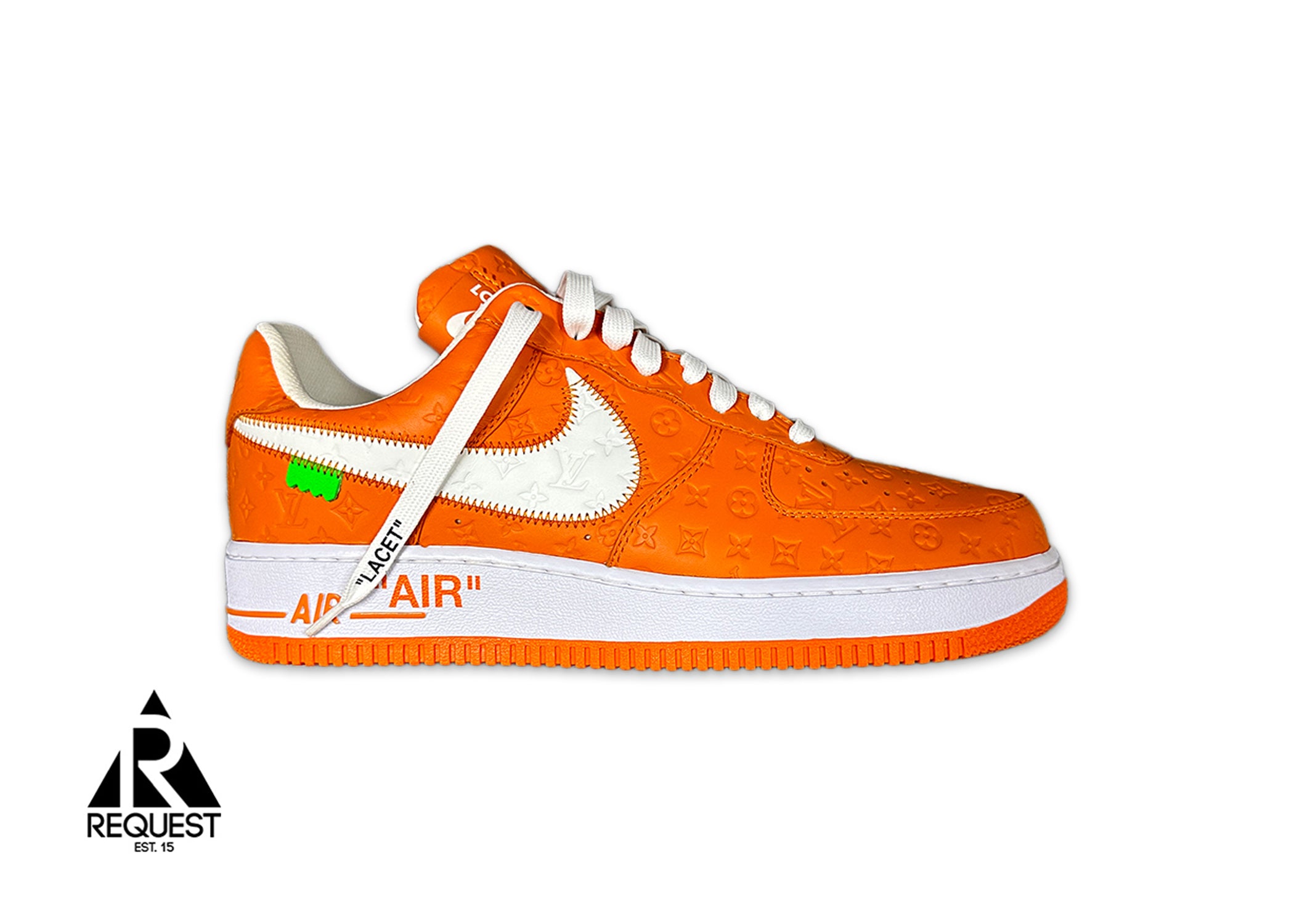 Louis Vuitton, Nike Air Force 1 Low Friends & Family "Orange"