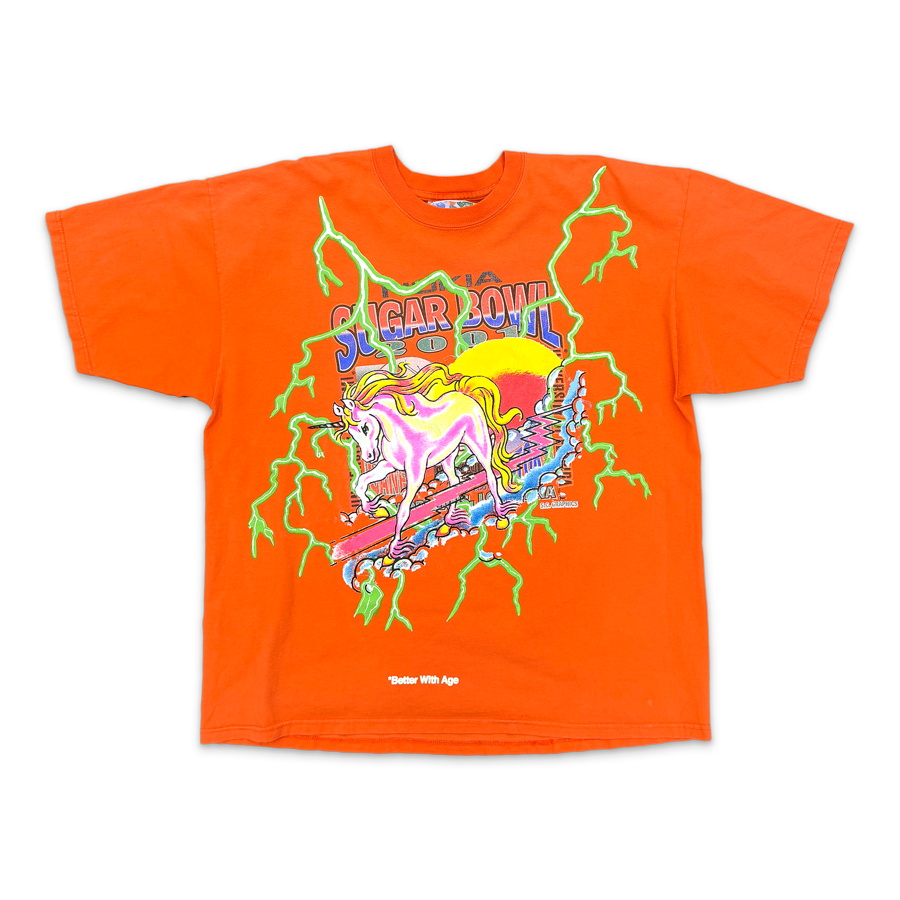 Better With Age, European Thunder Vintage Tee "Orange"