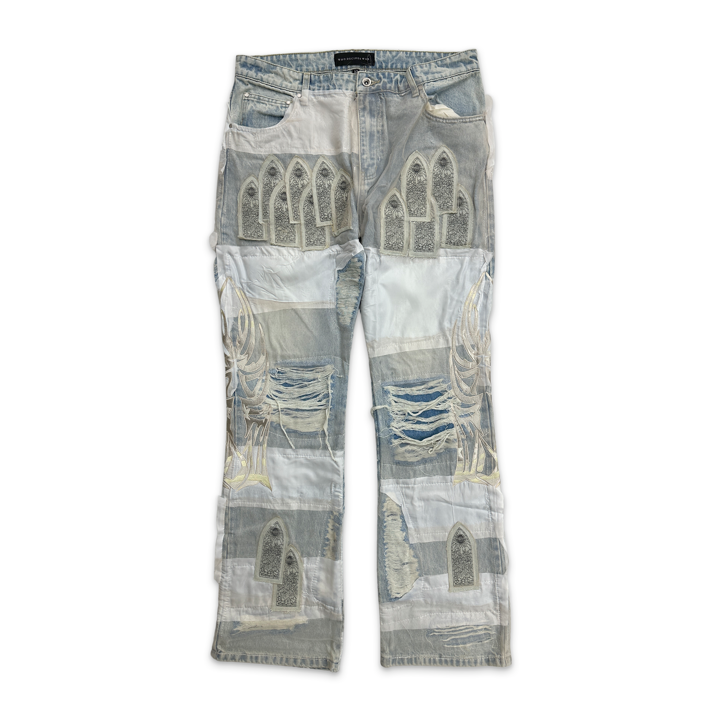 WDW Winged Organza Denim "Sky"