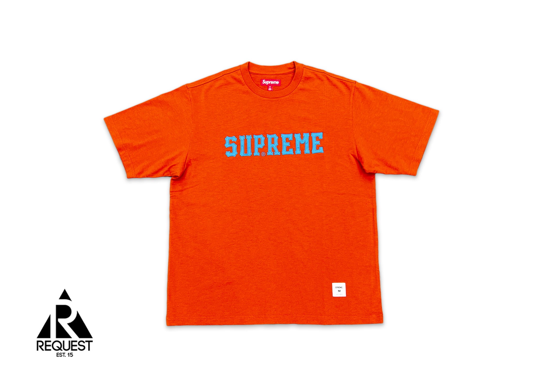 Twill Applique Tee Orange Small