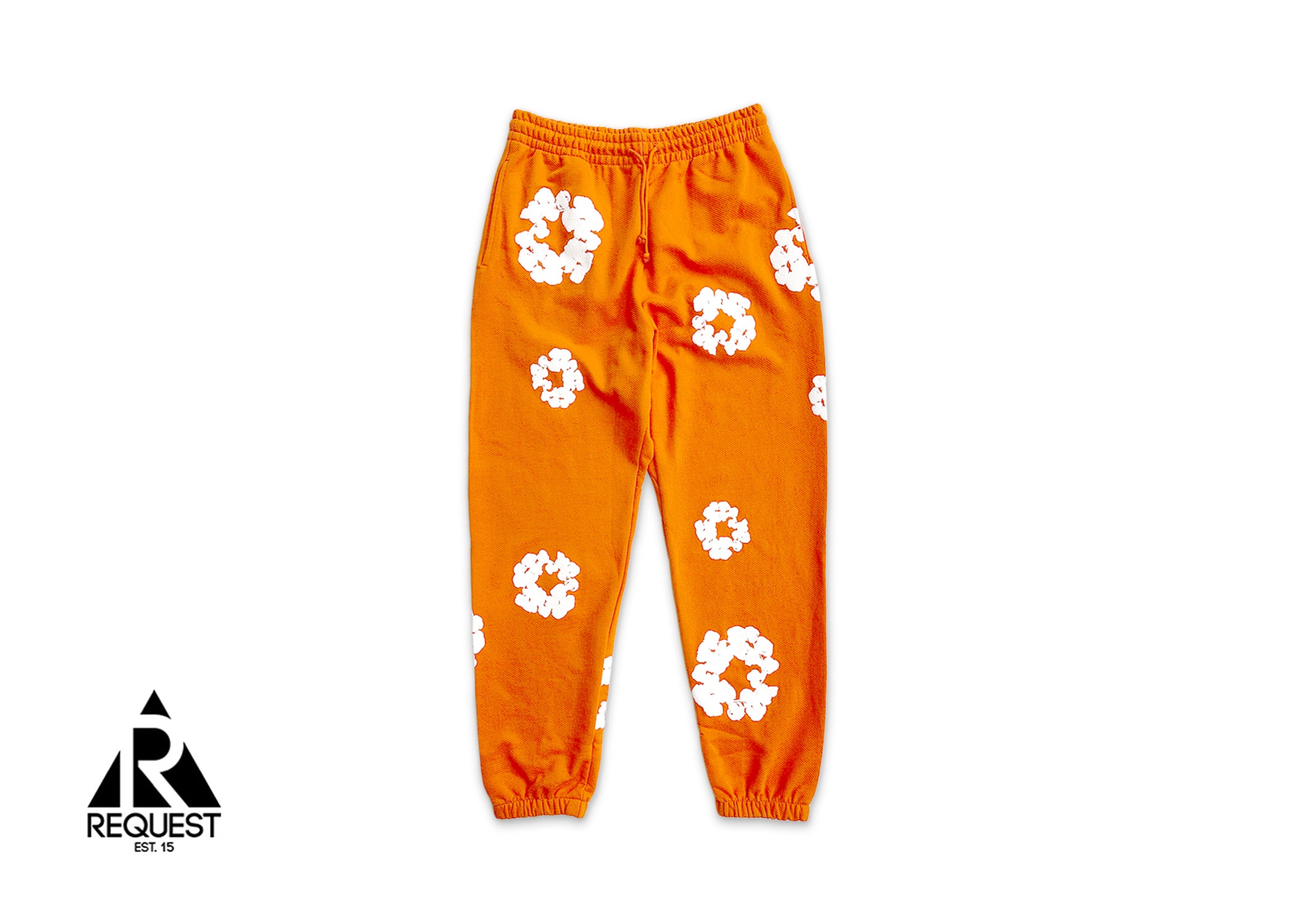 Cotton Wreath Sweatpants "Orange"