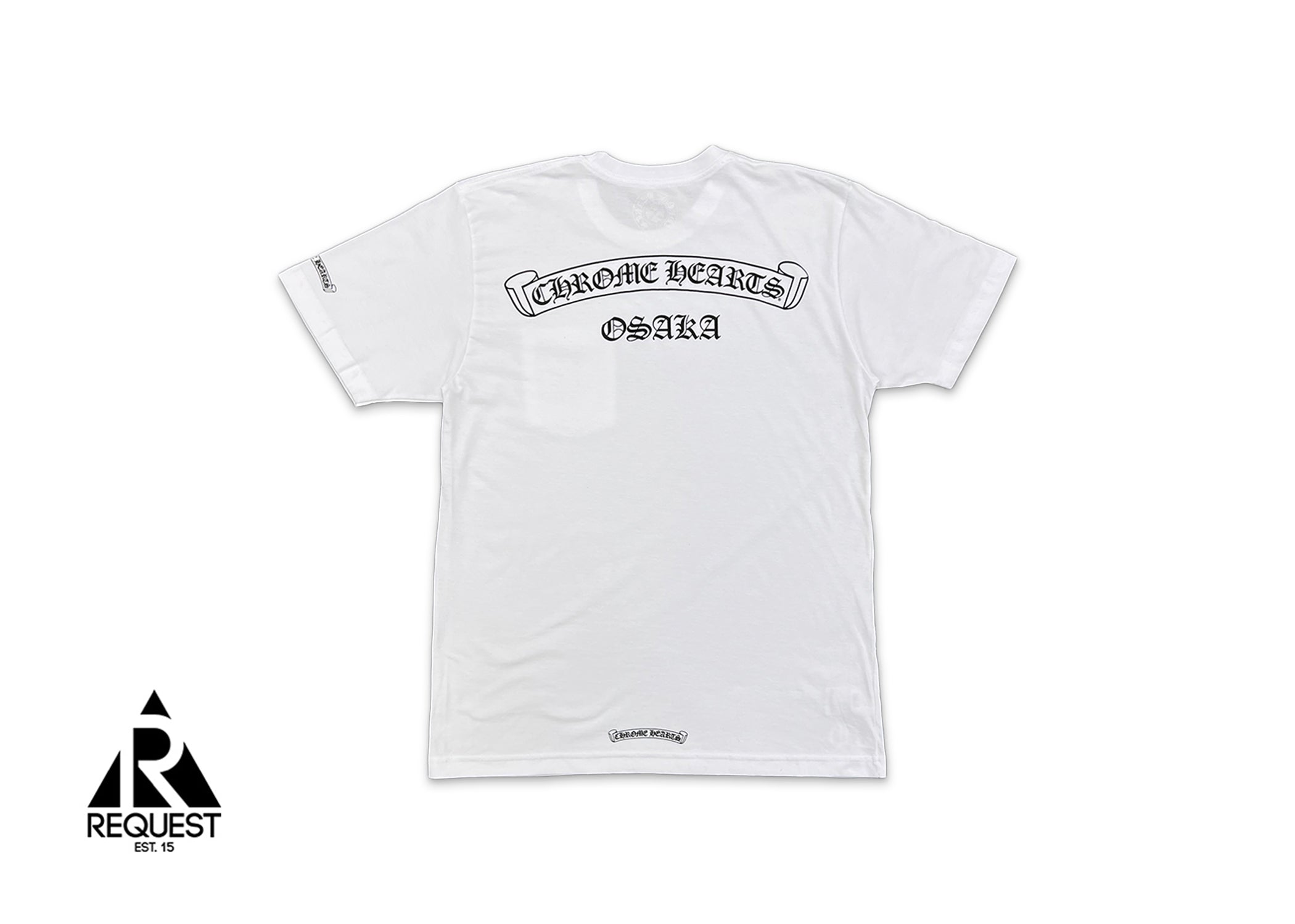 Chrome Hearts, Vertical Logo Osaka Exclusive Tee "White"