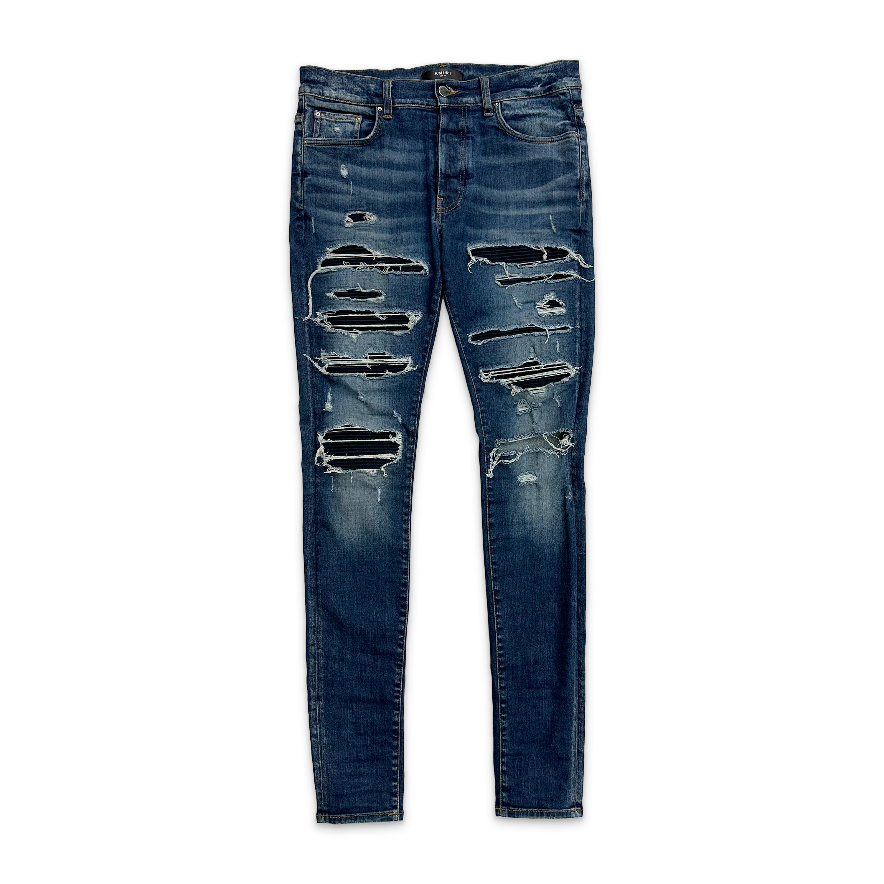 Navy Glitter Patch MX1 Thrasher Denim 