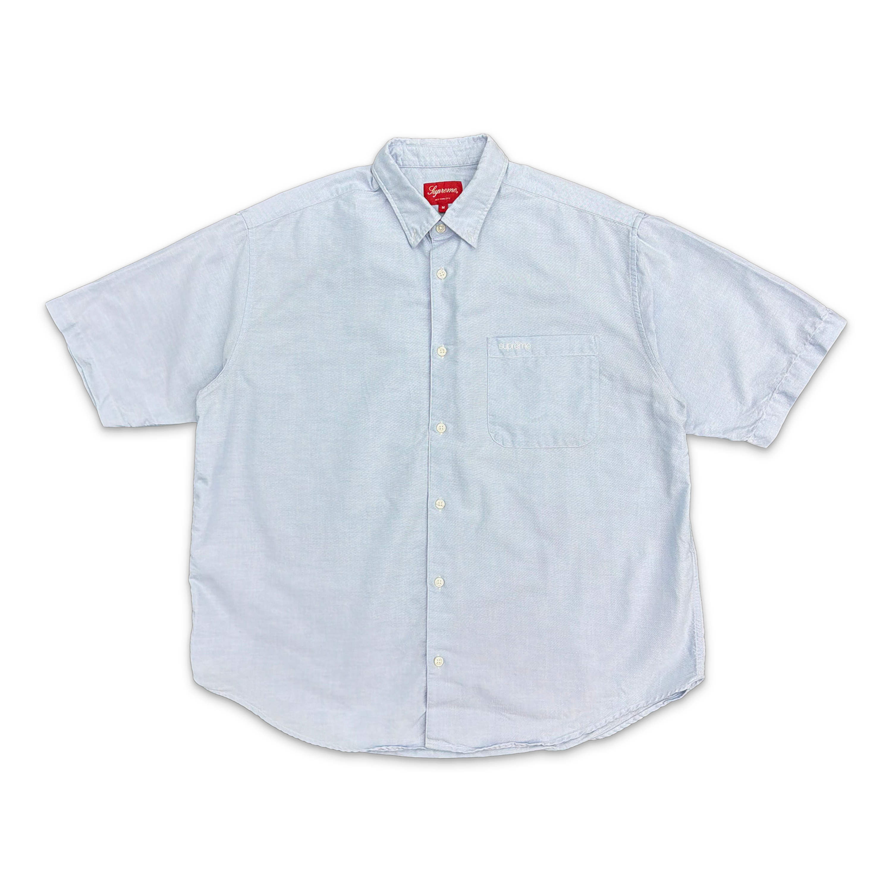 Loose Fit Oxford S/S Shirt "Light Blue"