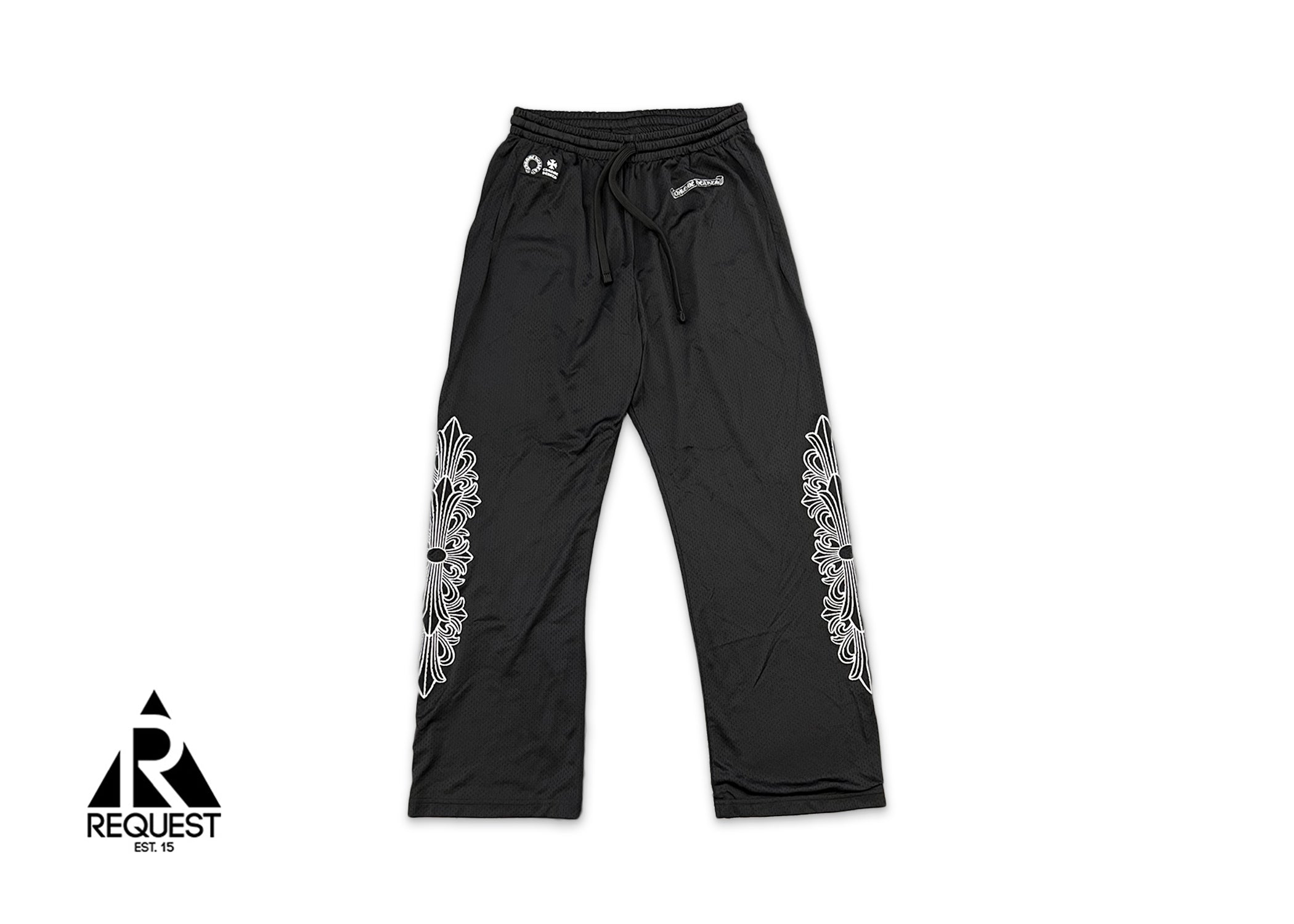 Chrome Hearts Sports Mesh Varsity Pants “Black”