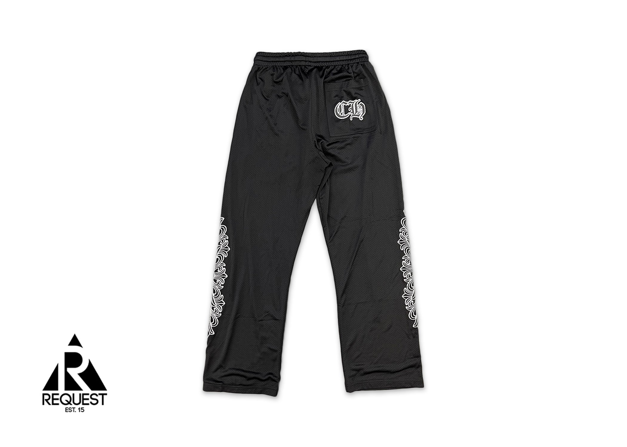 Chrome Hearts Sports Mesh Varsity Pants “Black”