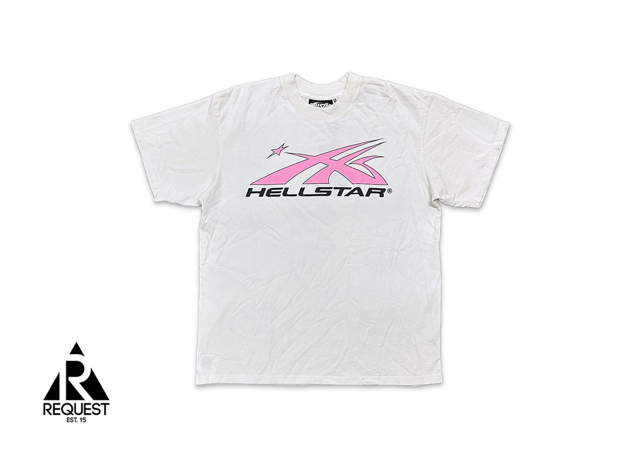 Sport Logo Tee "White/Pink"