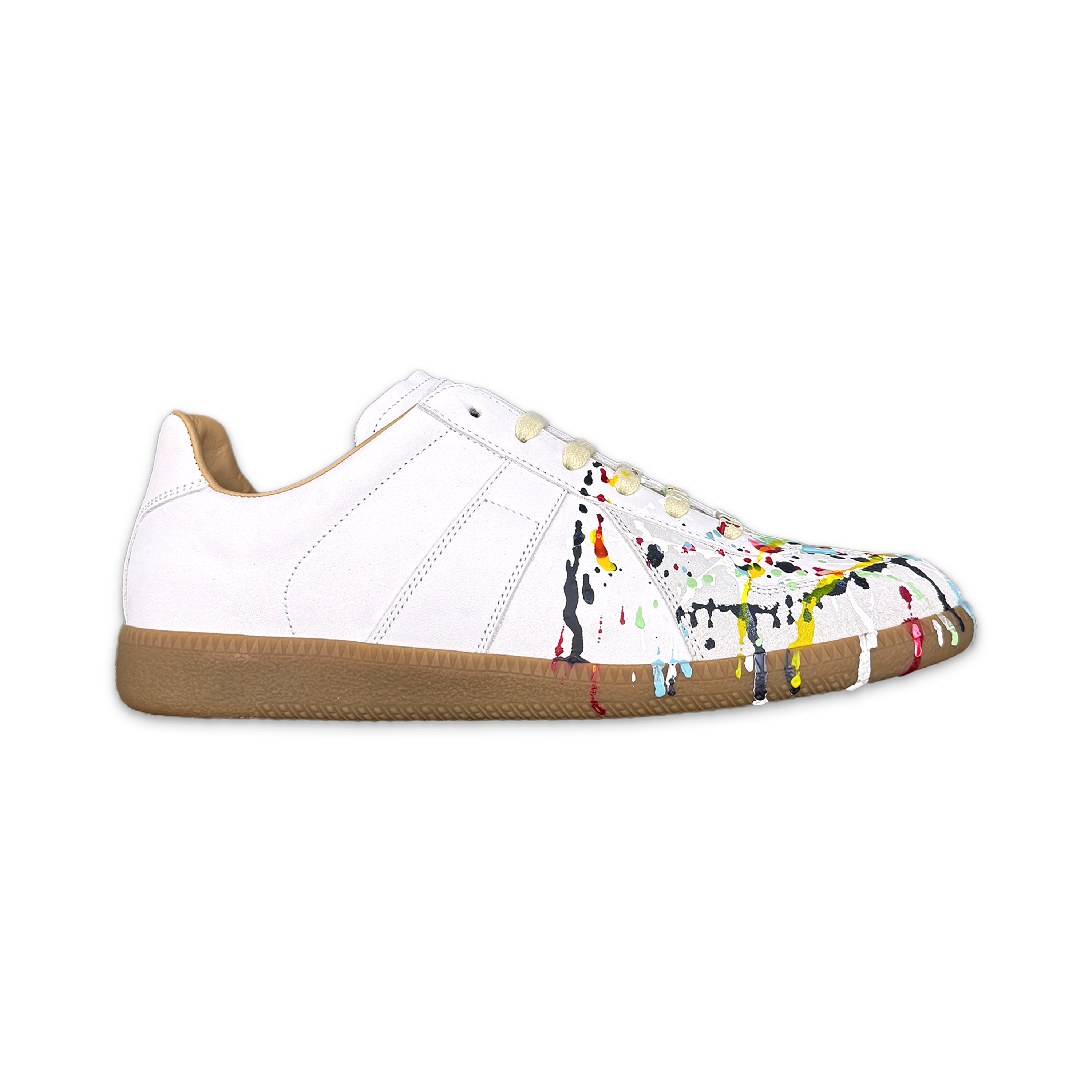 GAT Replica Sneaker Low “Dirty Wash Paint Splatter"
