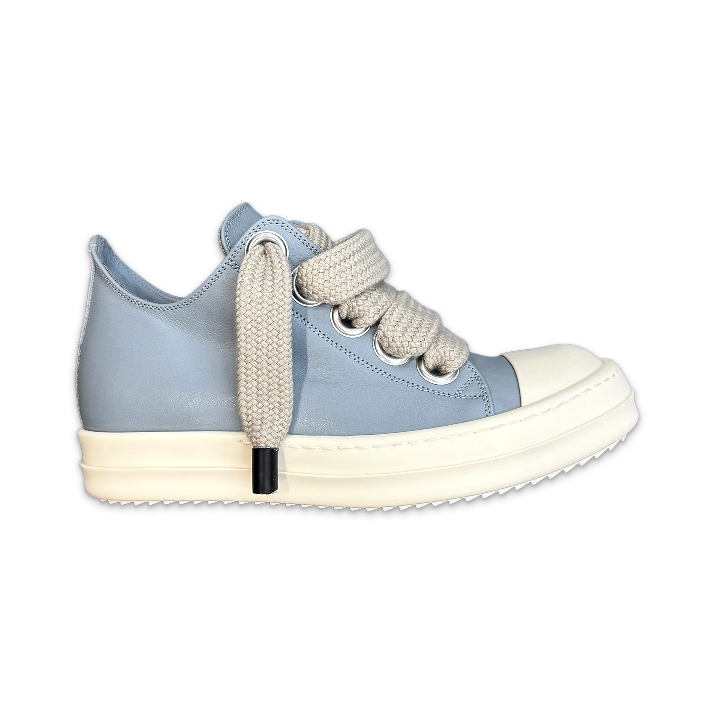 Rick Owens, Porterville Ramones Leather Jumbo Lace Low "Pale Blue" (W)