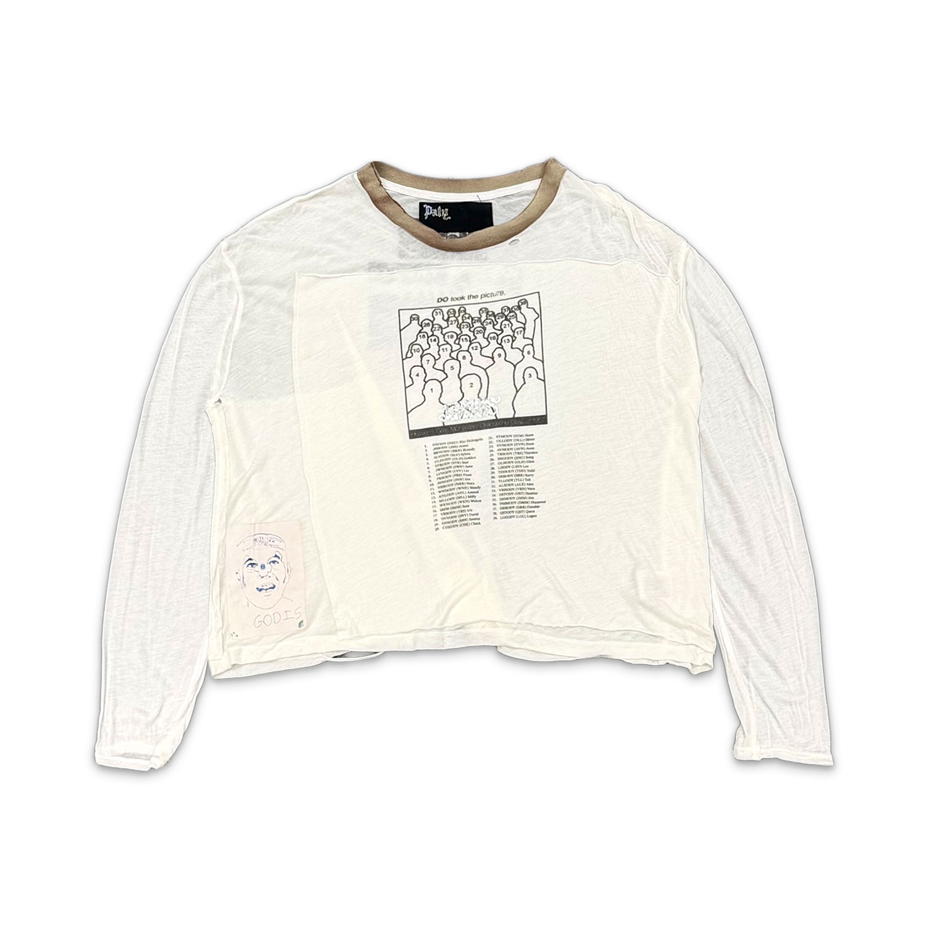 Paly Hollywood, Heavens Gate LS Tee "Vintage White"