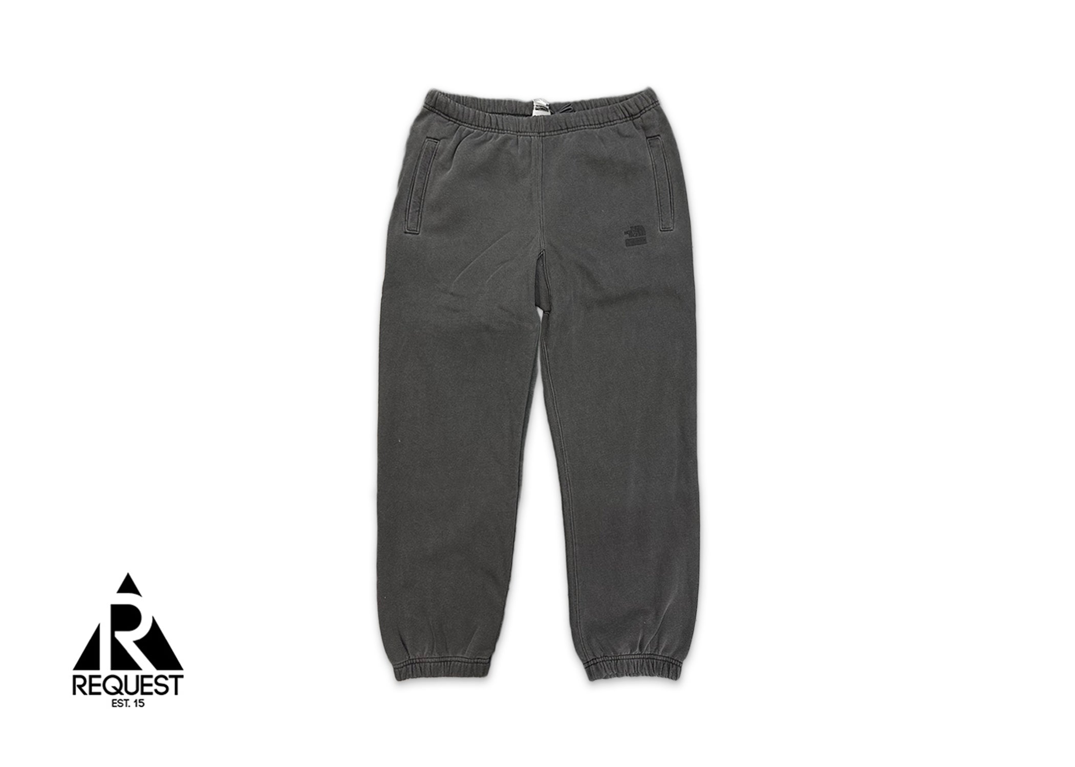 x The North Face Pigment Printed Sweatpants "Washed Black"