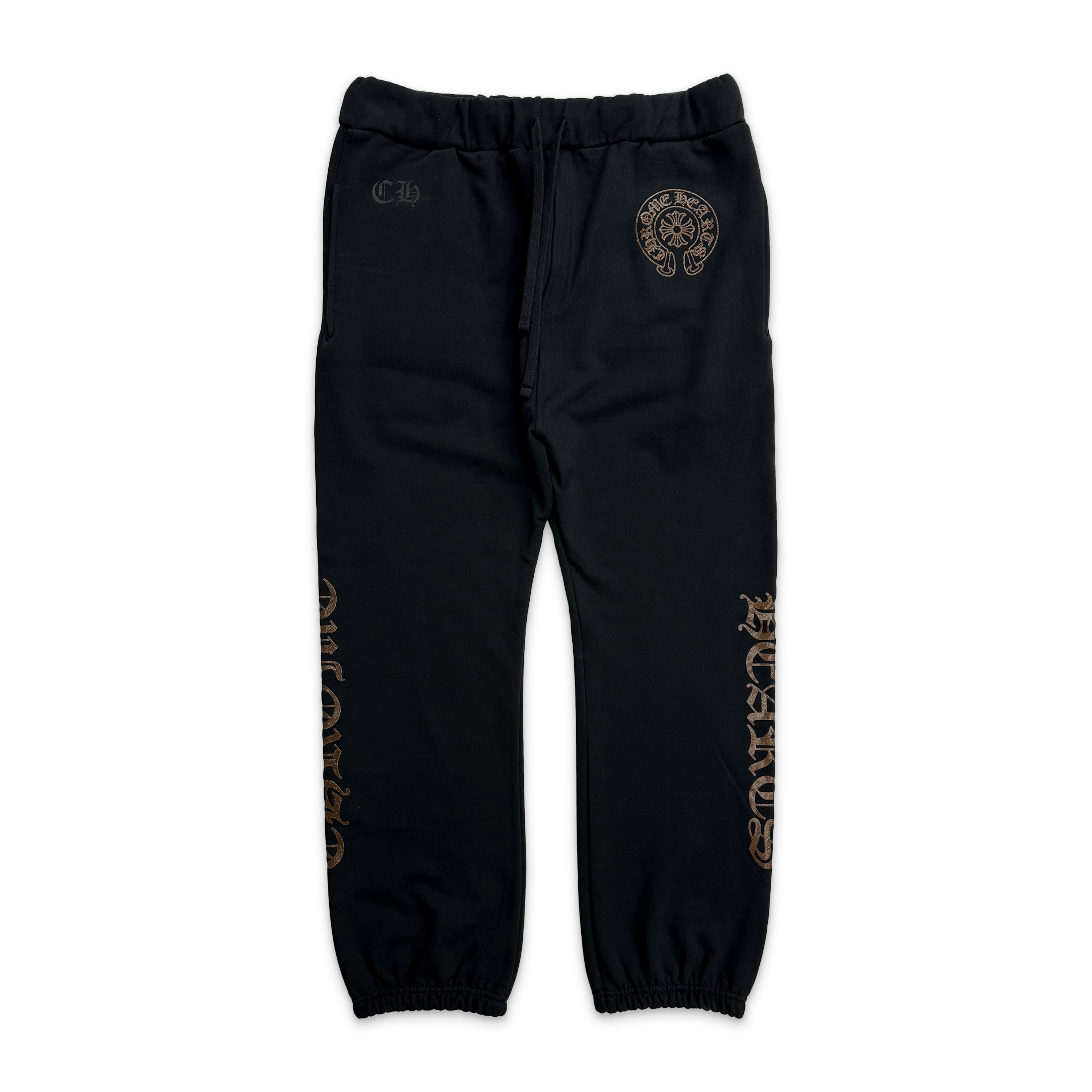 Glitter Sweatpants "Black Brown"