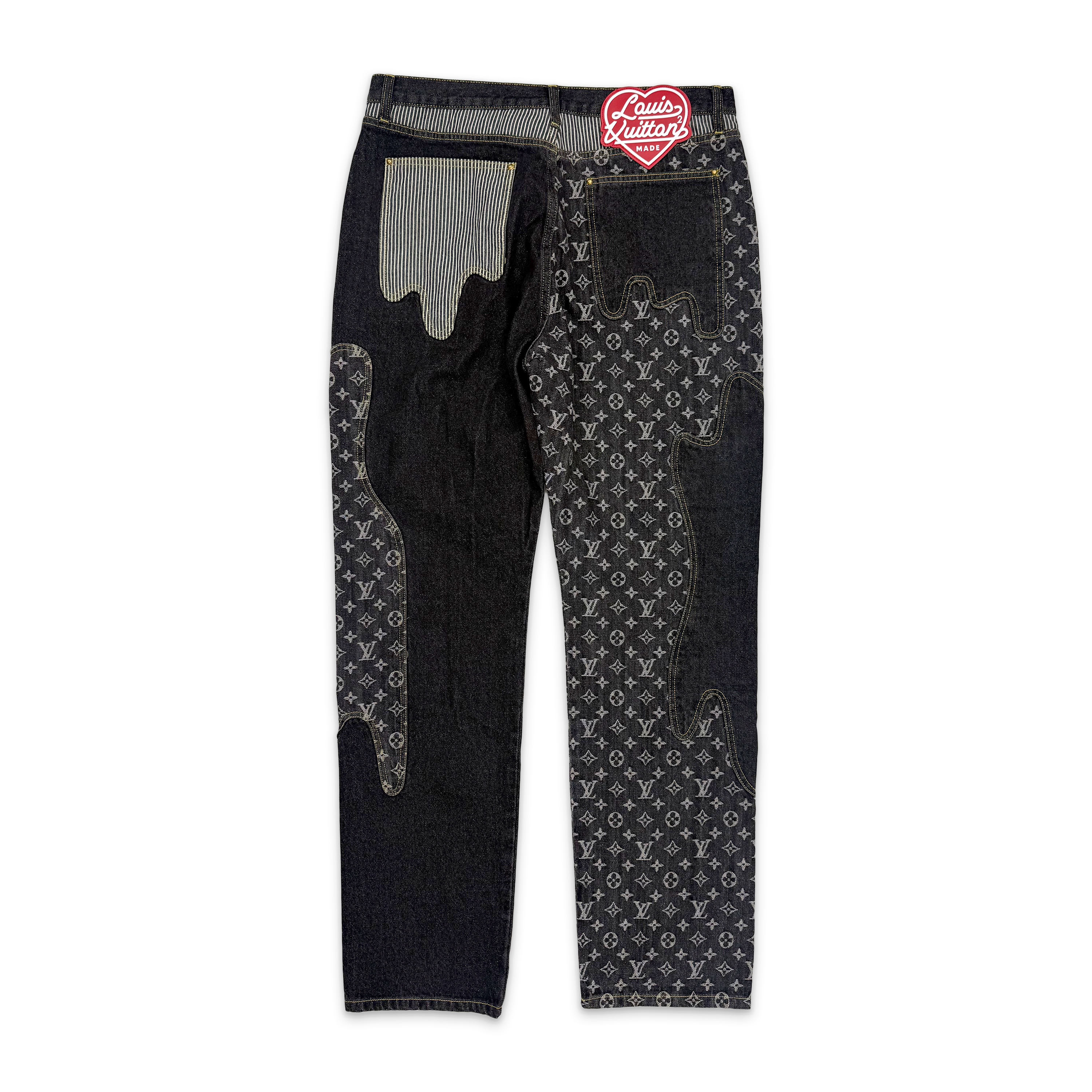 x Nigo Monogram Crazy Jeans "Vintage Black"