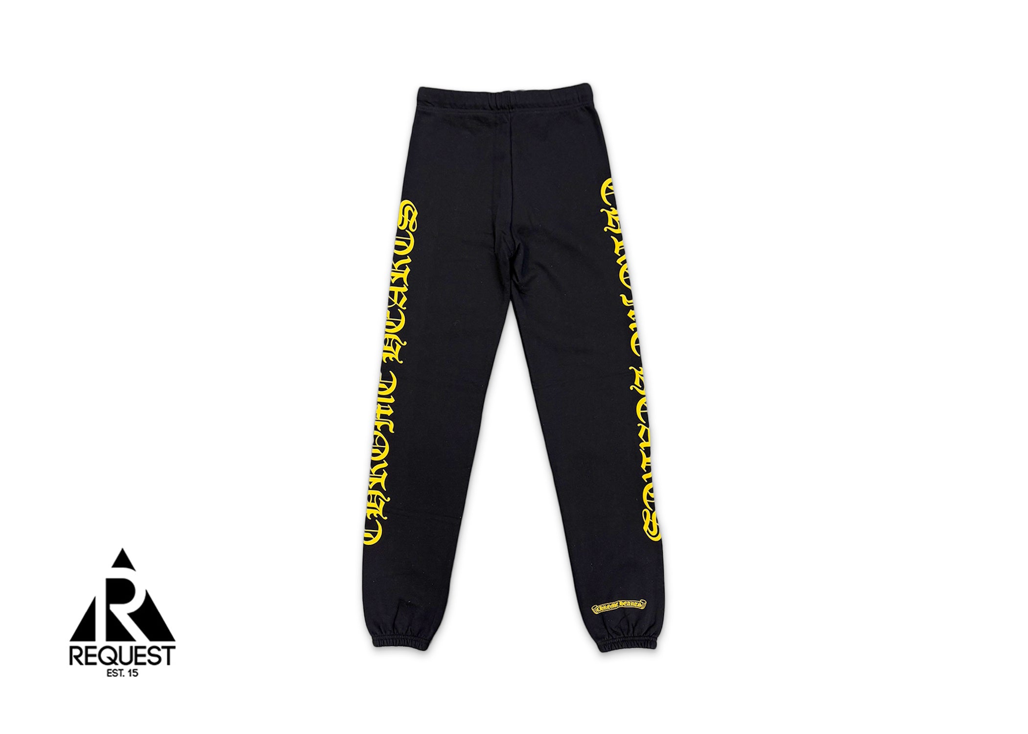 Script Sweatpants "Black Yellow"