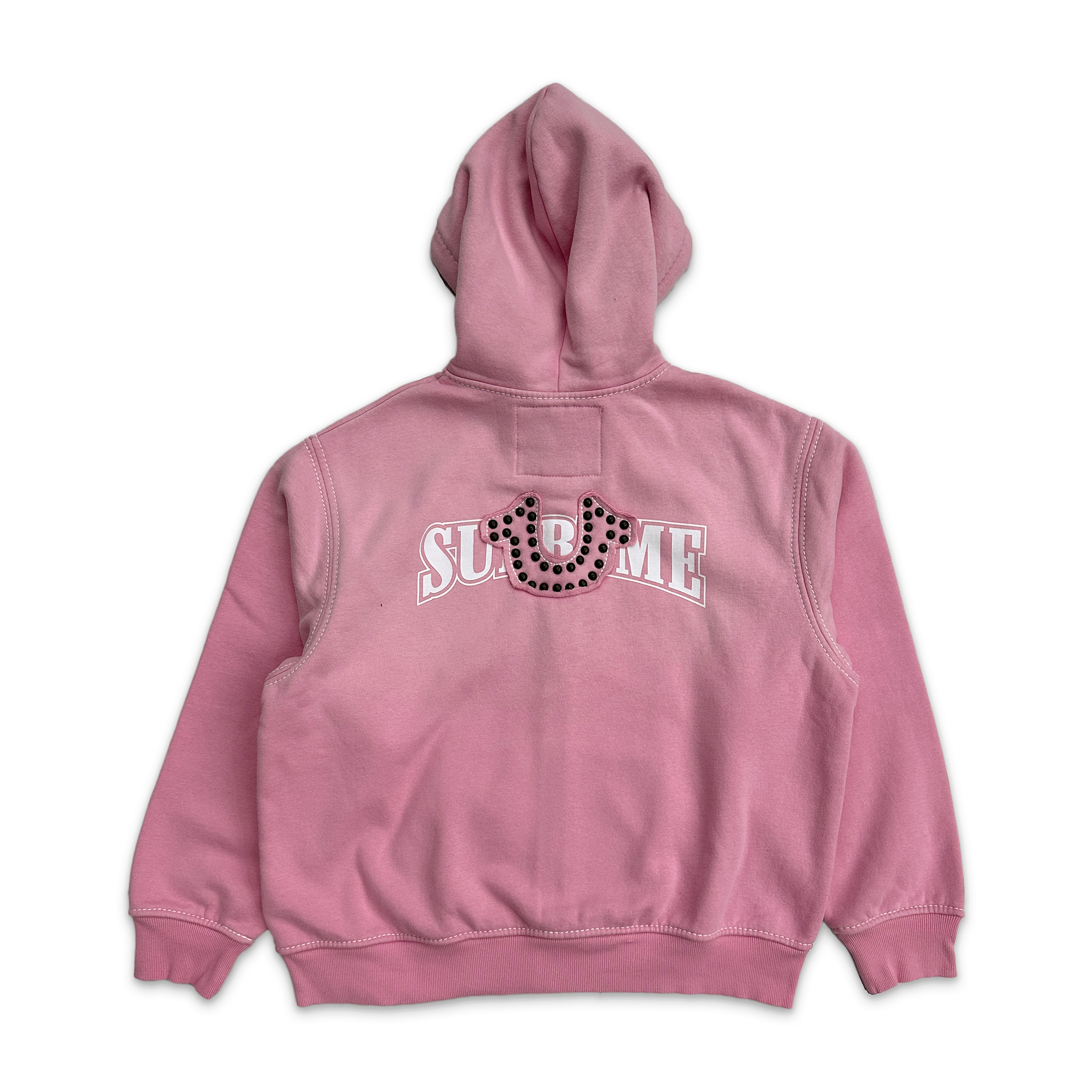 True Religion Zip Up Hooded Sweatshirt FW25 "Pink"